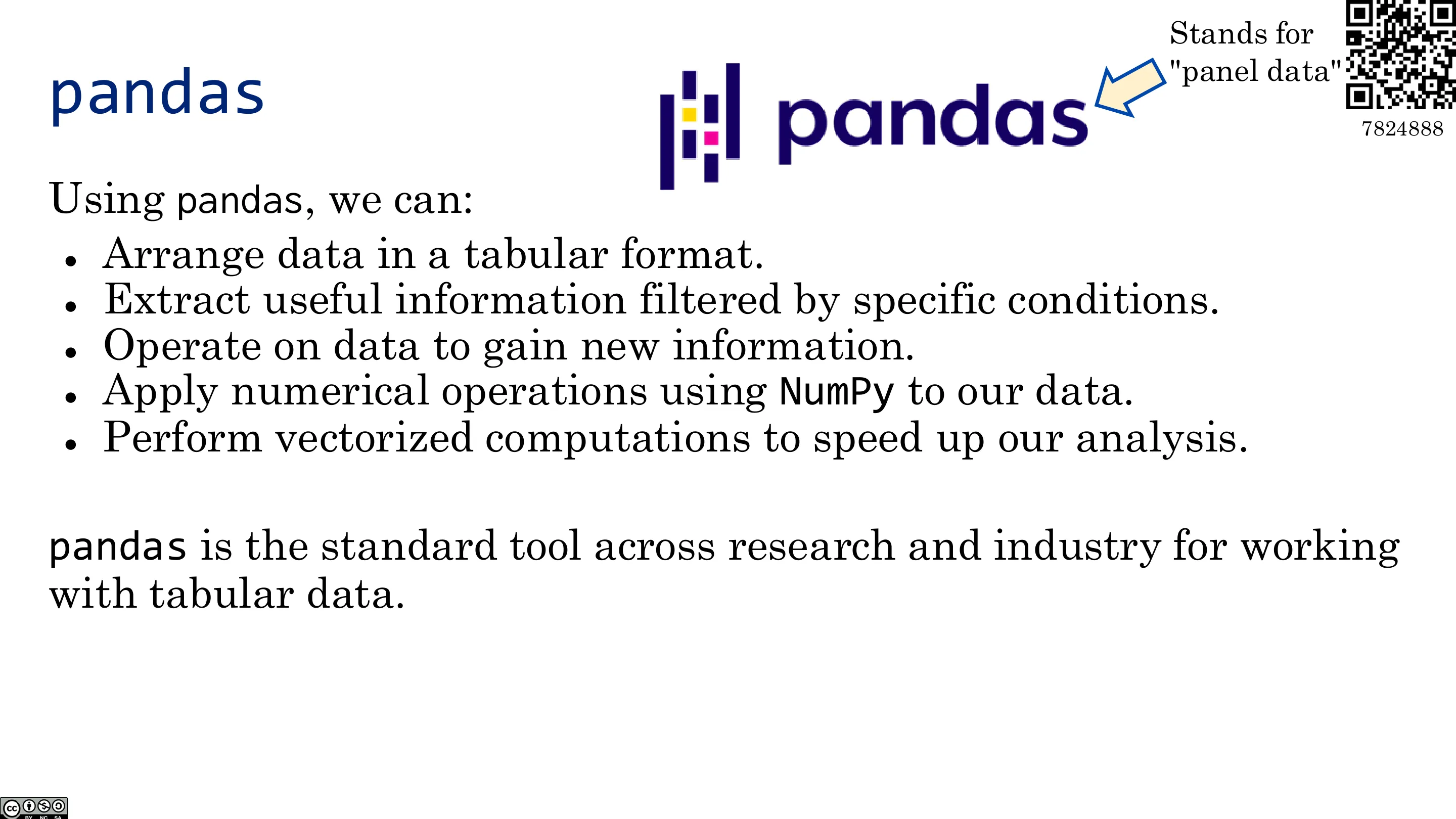 pandas 简介
