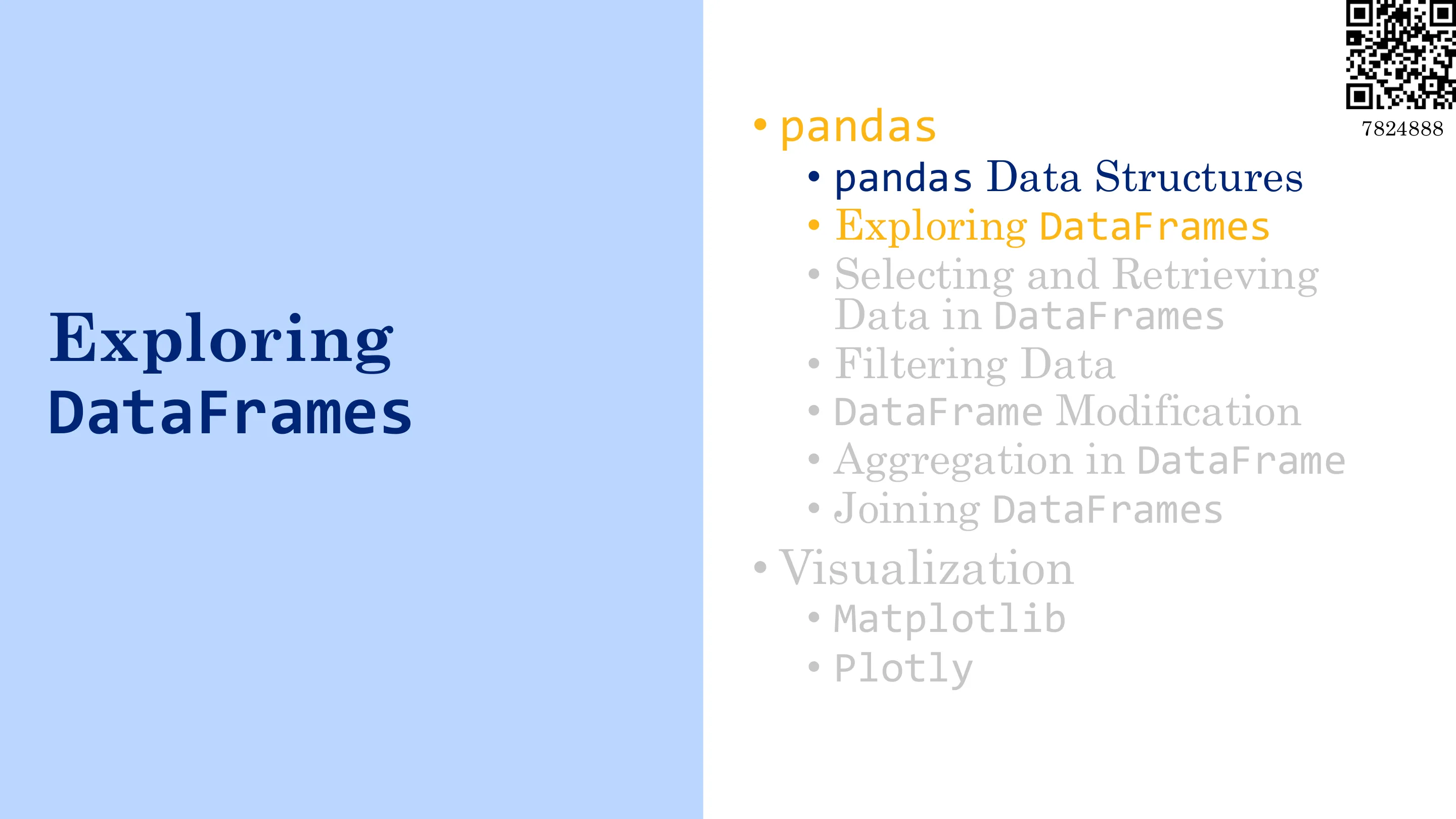 探索 DataFrame
