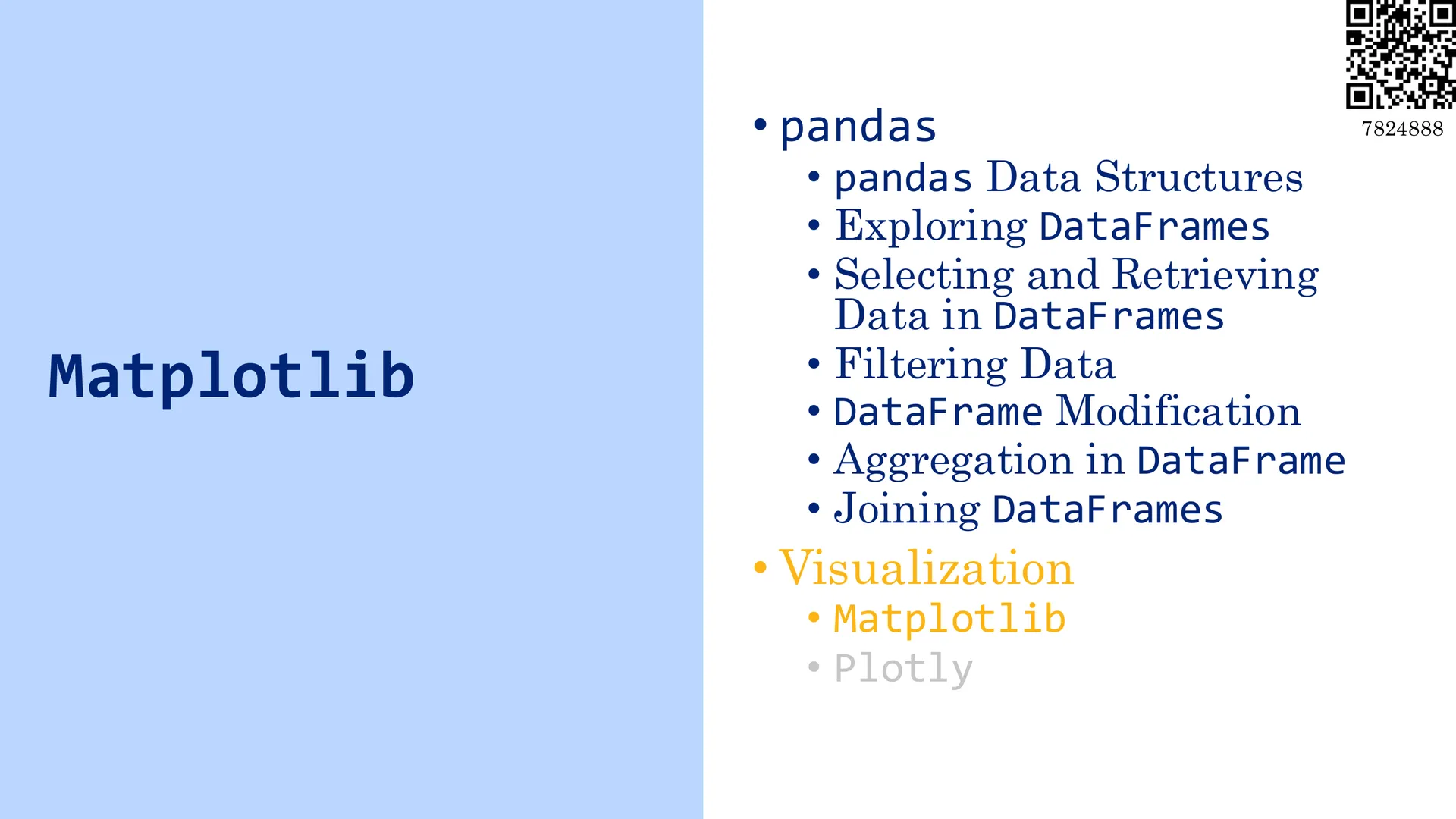 Matplotlib（章节页）