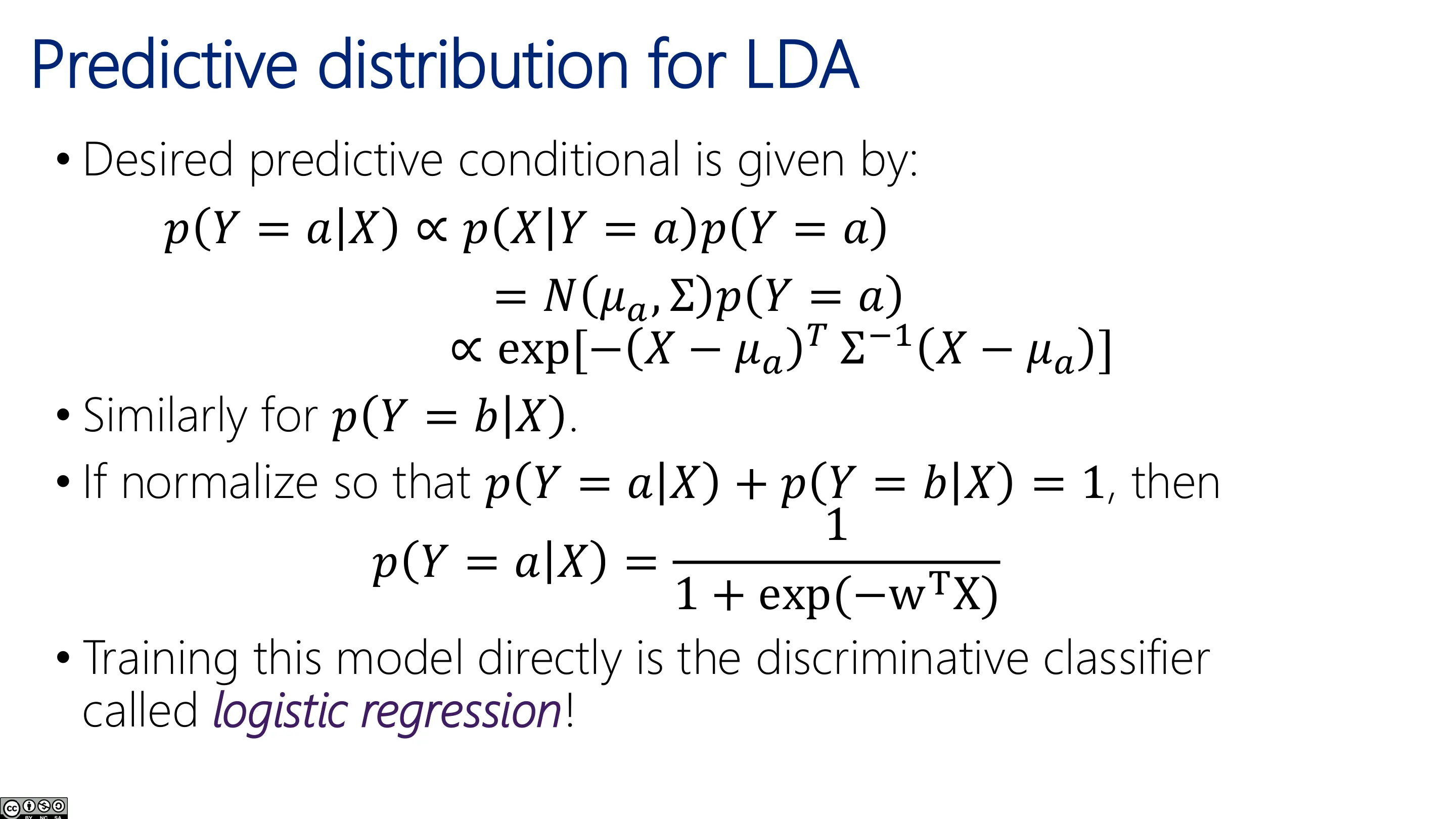 LDA 的预测条件分布（三）