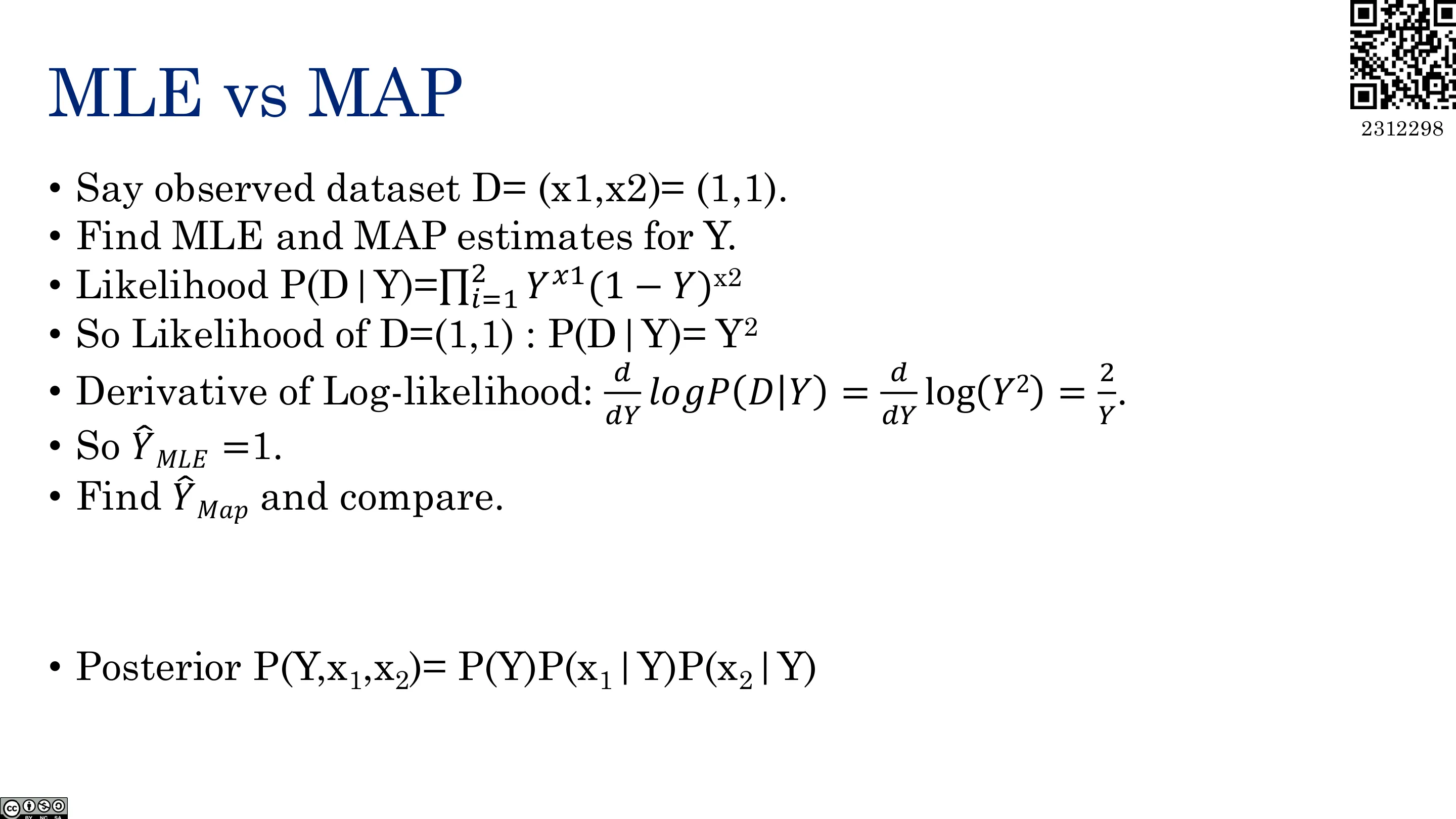 MLE vs MAP