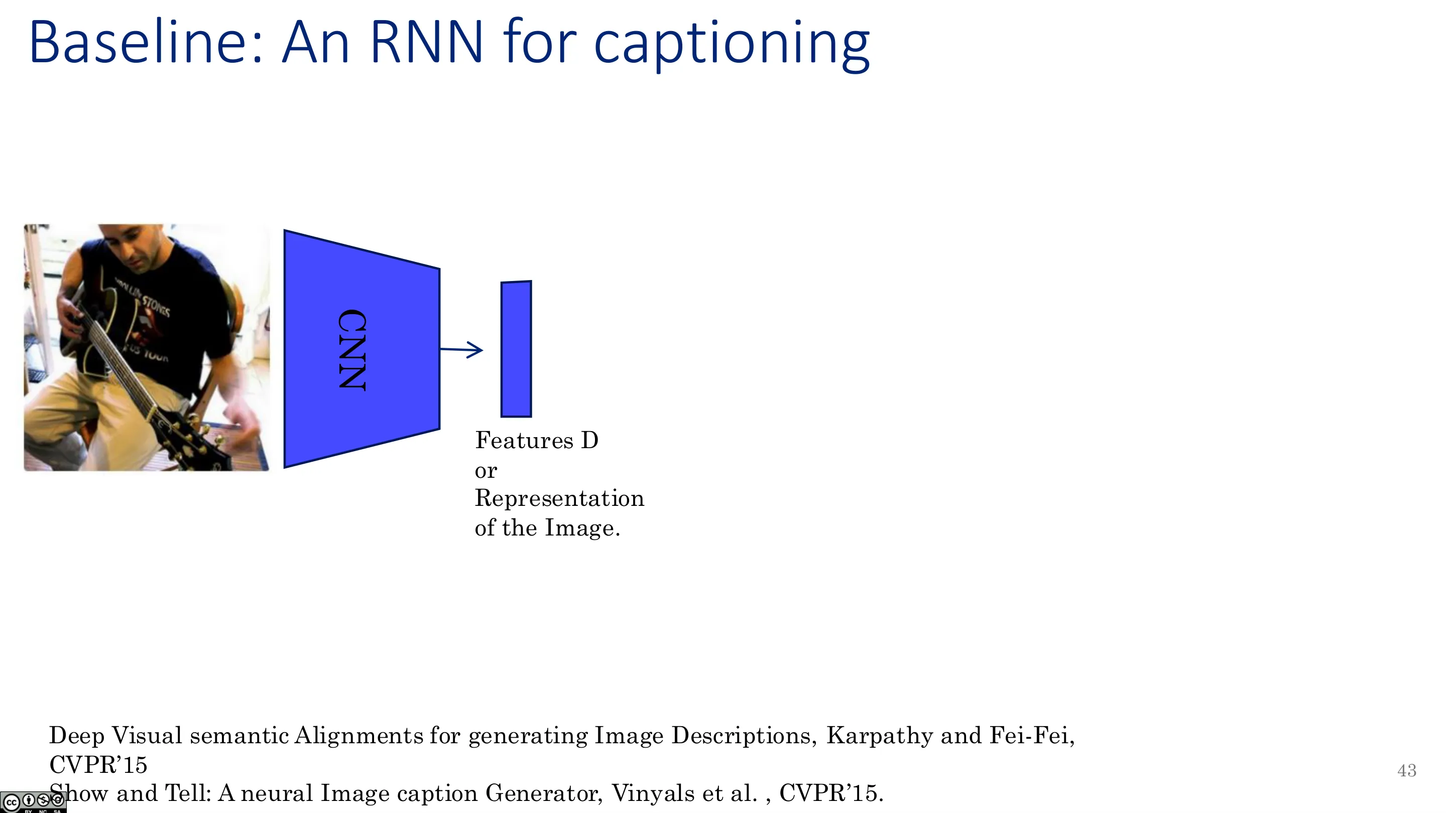 基线：用于描述的 RNN（二）