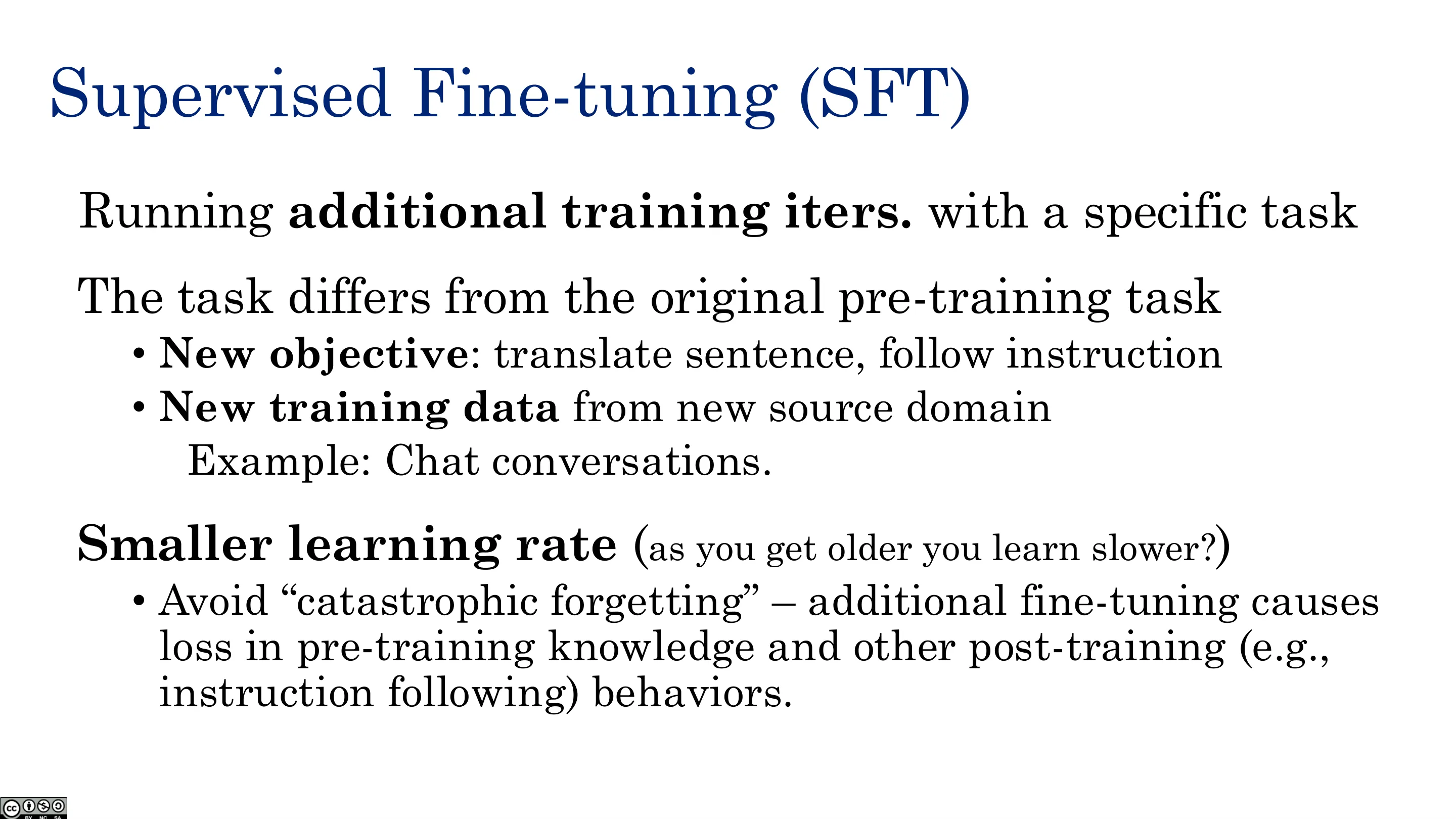 监督微调（SFT）