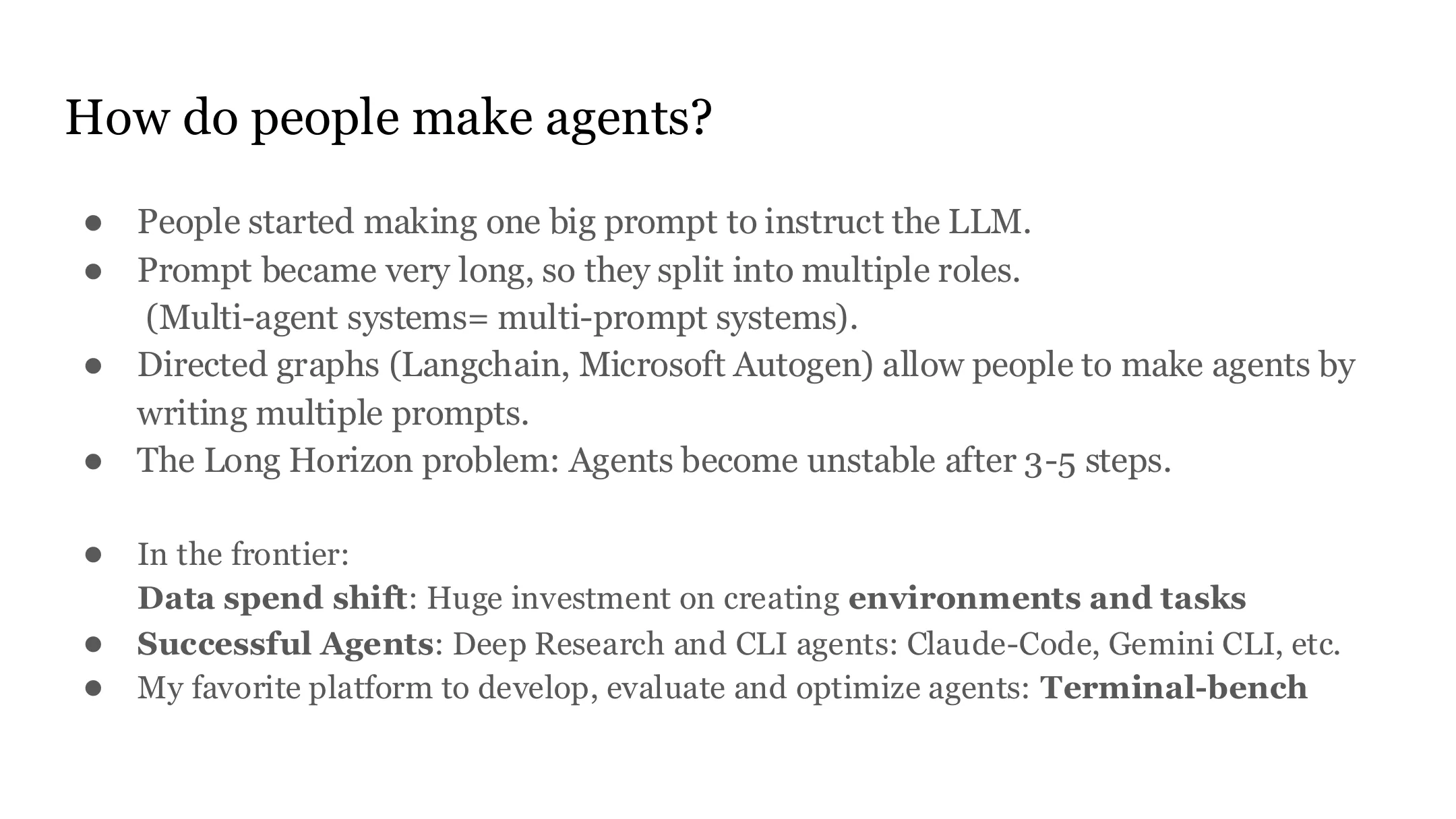 人们如何造 agent？（三）