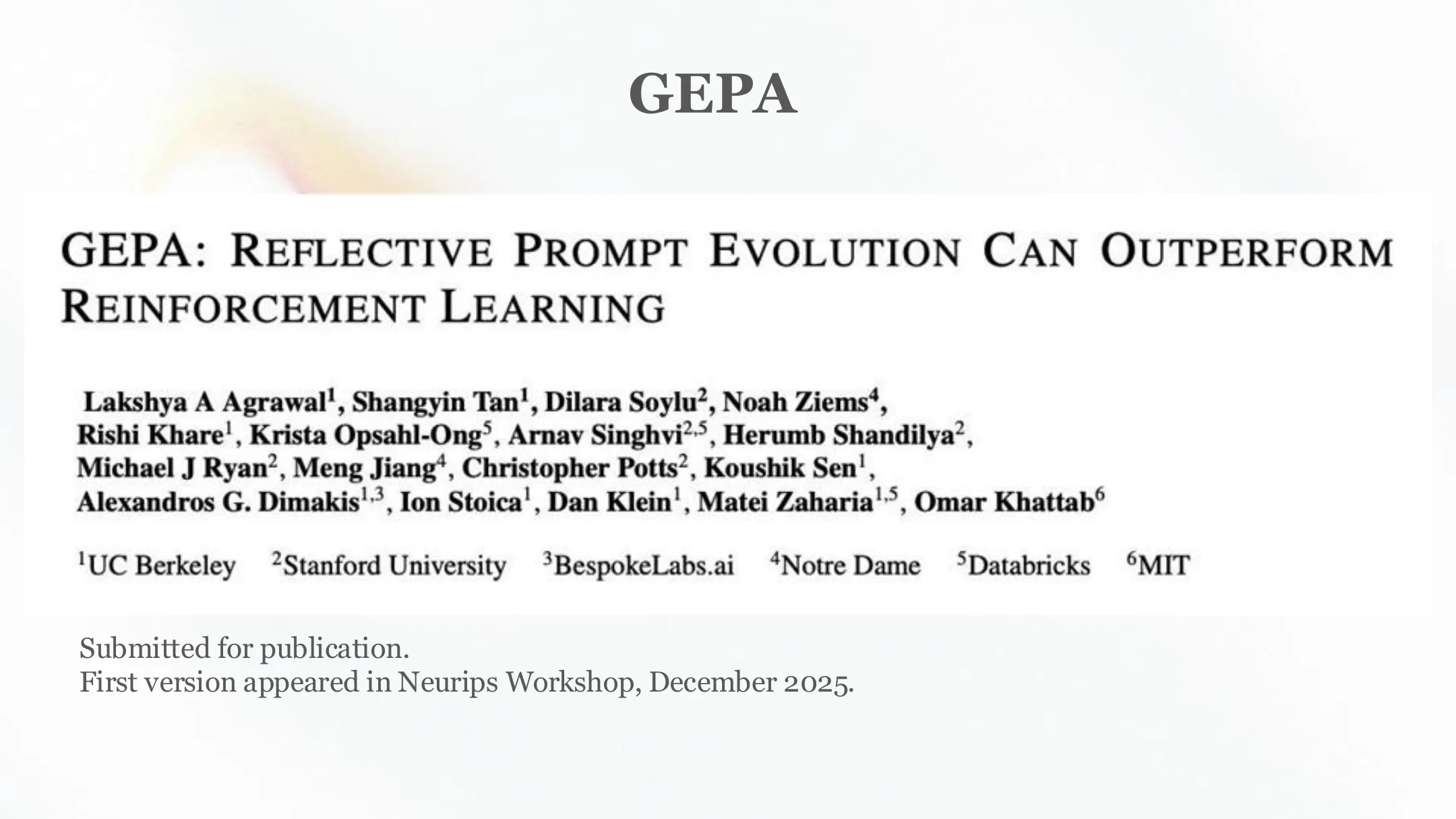 GEPA