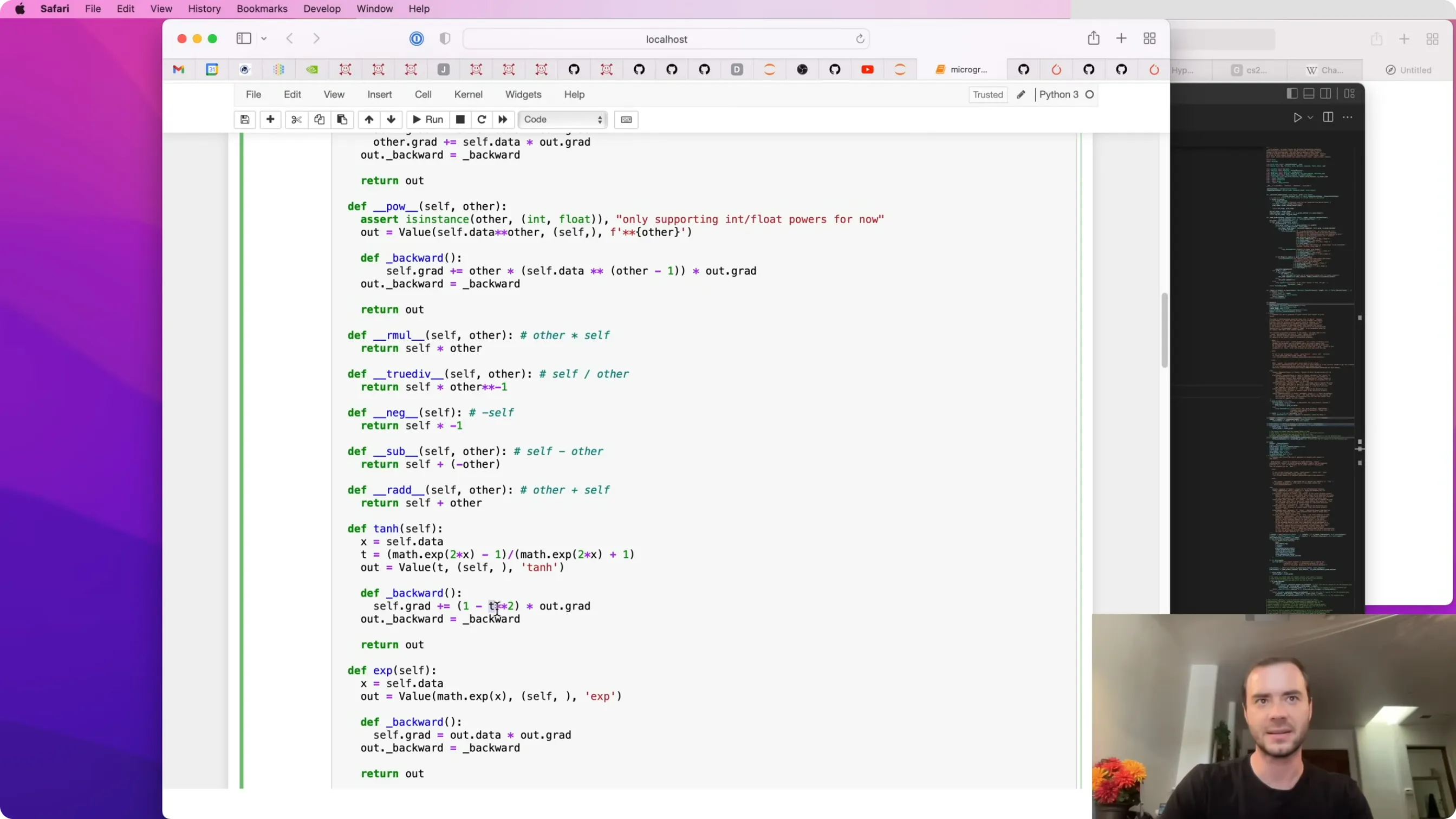 在 PyTorch 源码里找到 tanh 的 backward kernel