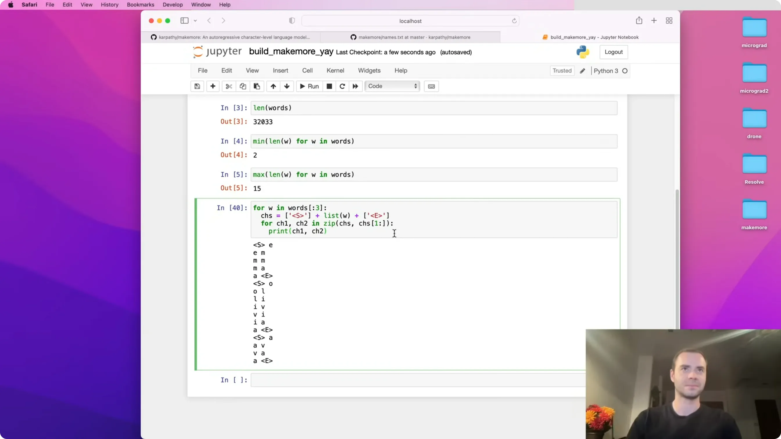 用 Python 字典统计 bigram 计数