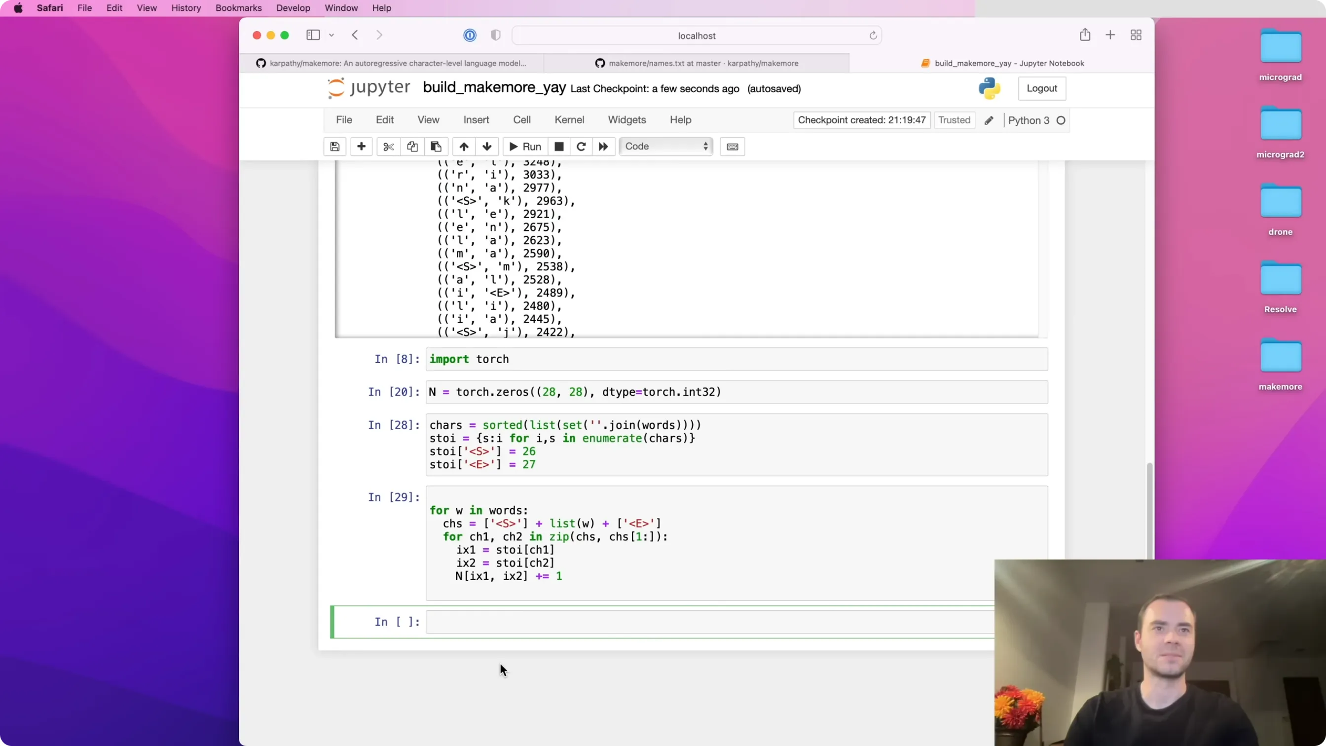 用 Matplotlib 把计数矩阵画成带标注的热力图
