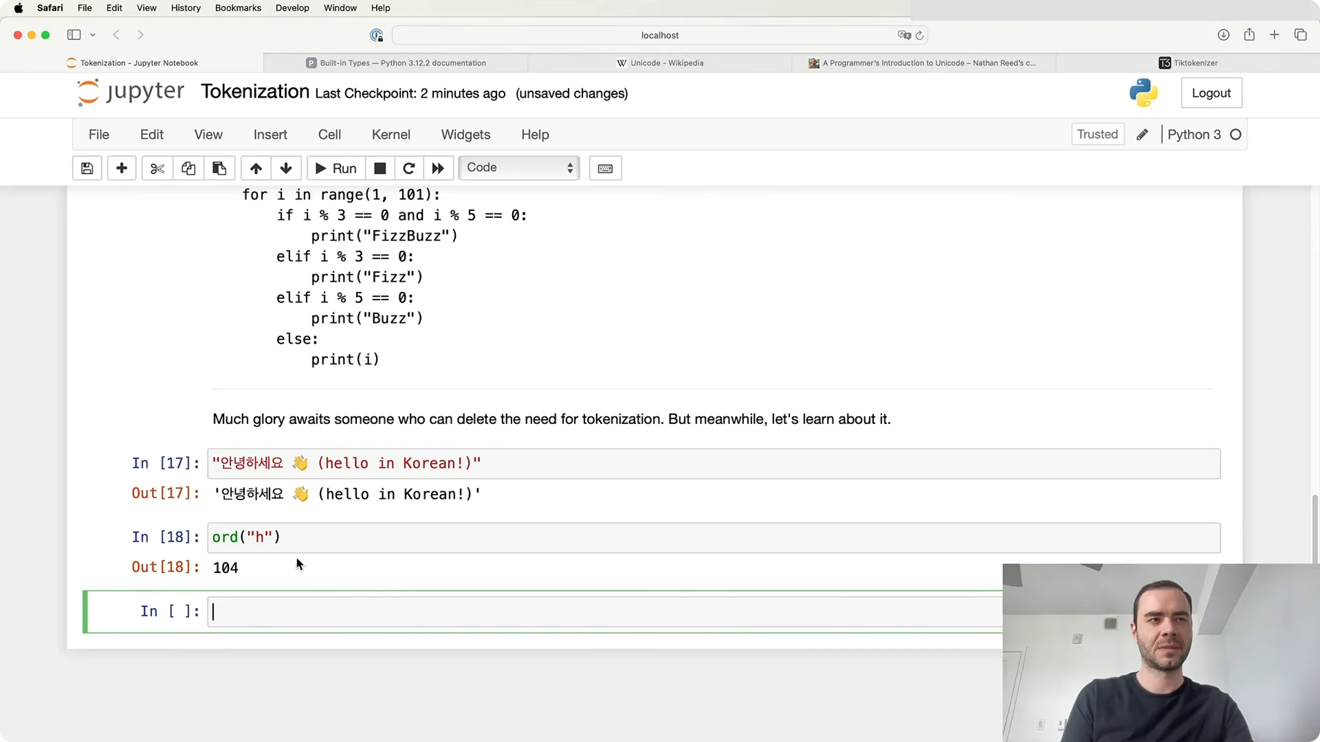 `ord()`：h → 104，emoji → 128512