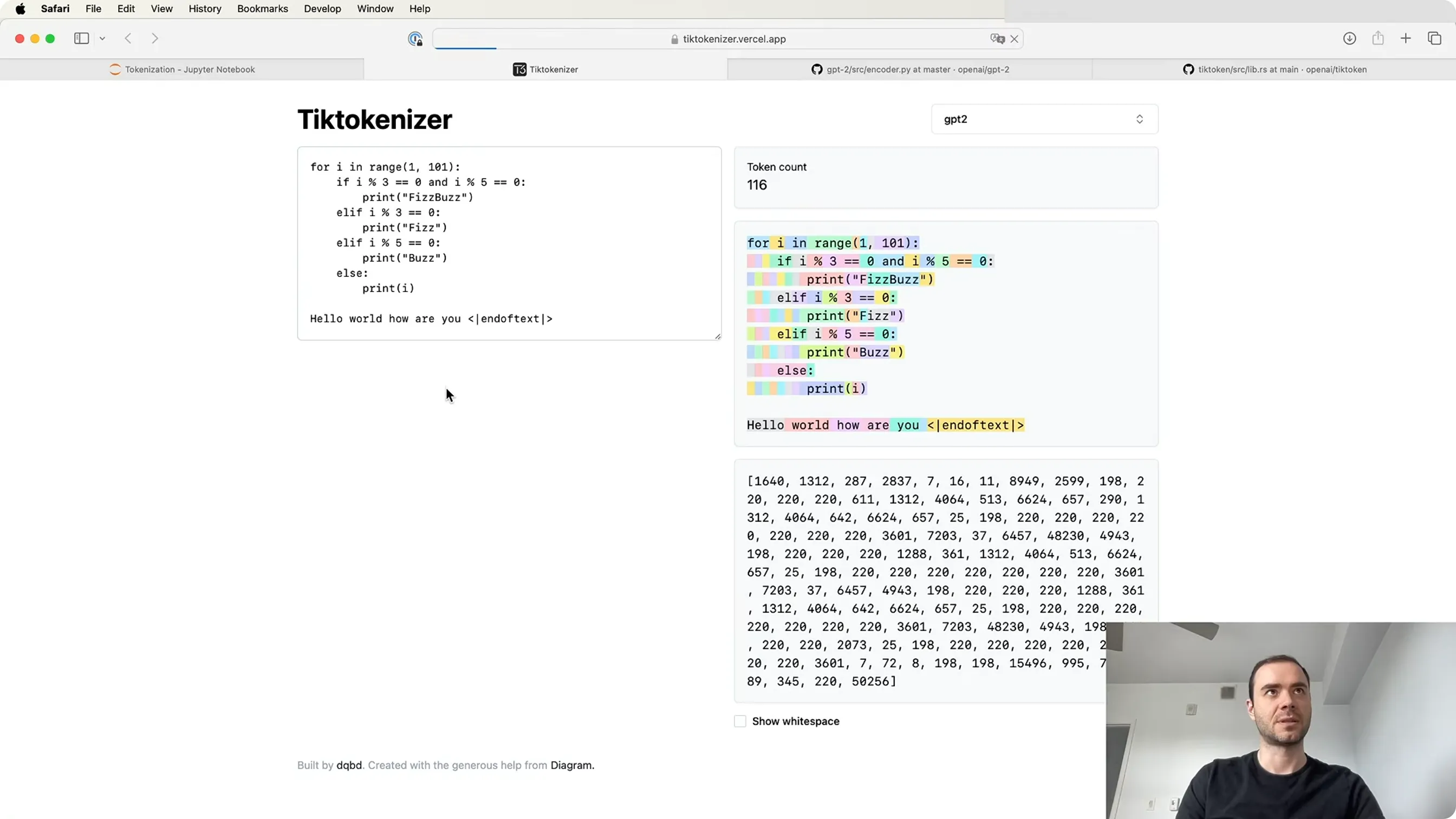 ChatGPT tokenizer 里的 `<|im_start|>` / `<|im_end|>` 等特殊 token