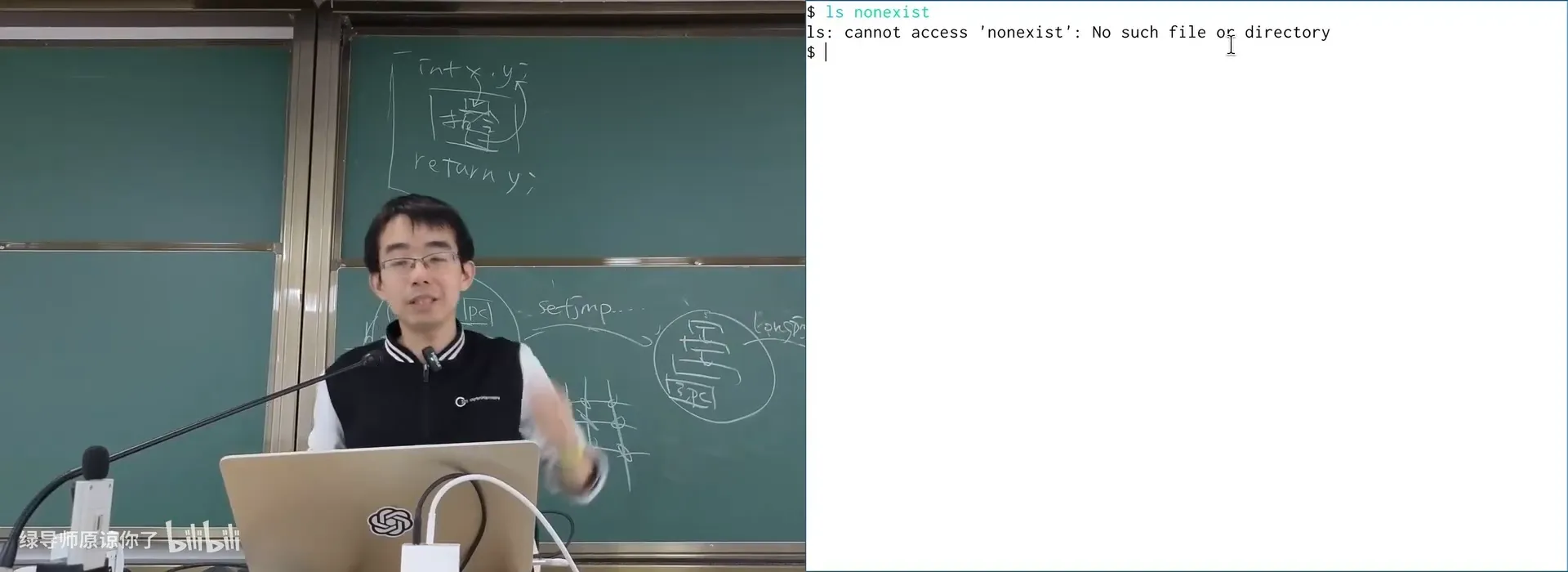 LANGUAGE=zh_CN：同一个 ls，错误信息变成中文
