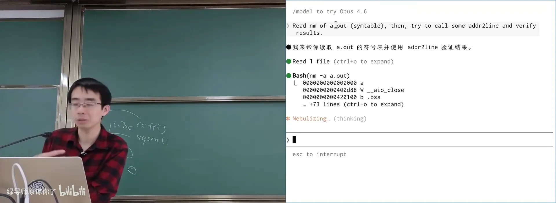 addr2line -e a.out -f 0x400218：地址反查源码行（实操）