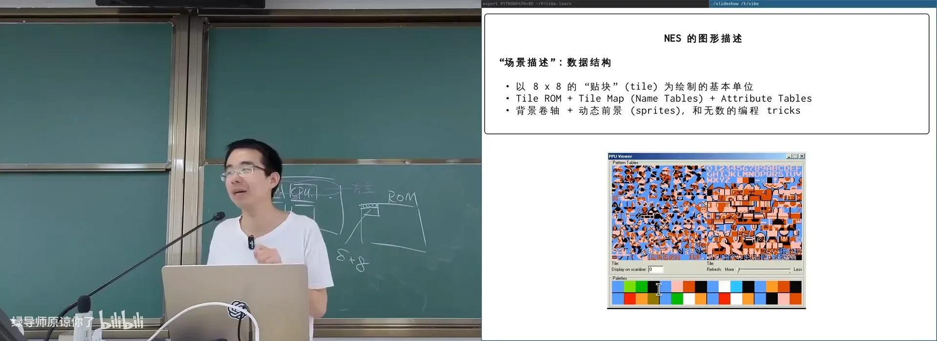 NES 的 PPU：Tile ROM + Tile Map + Attribute Table + Sprite