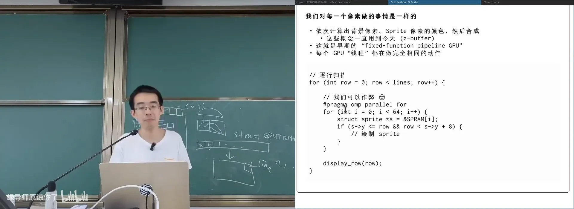 PPU 逐行扫描 + Sprite 匹配：本质上就是 z-buffer 的前身