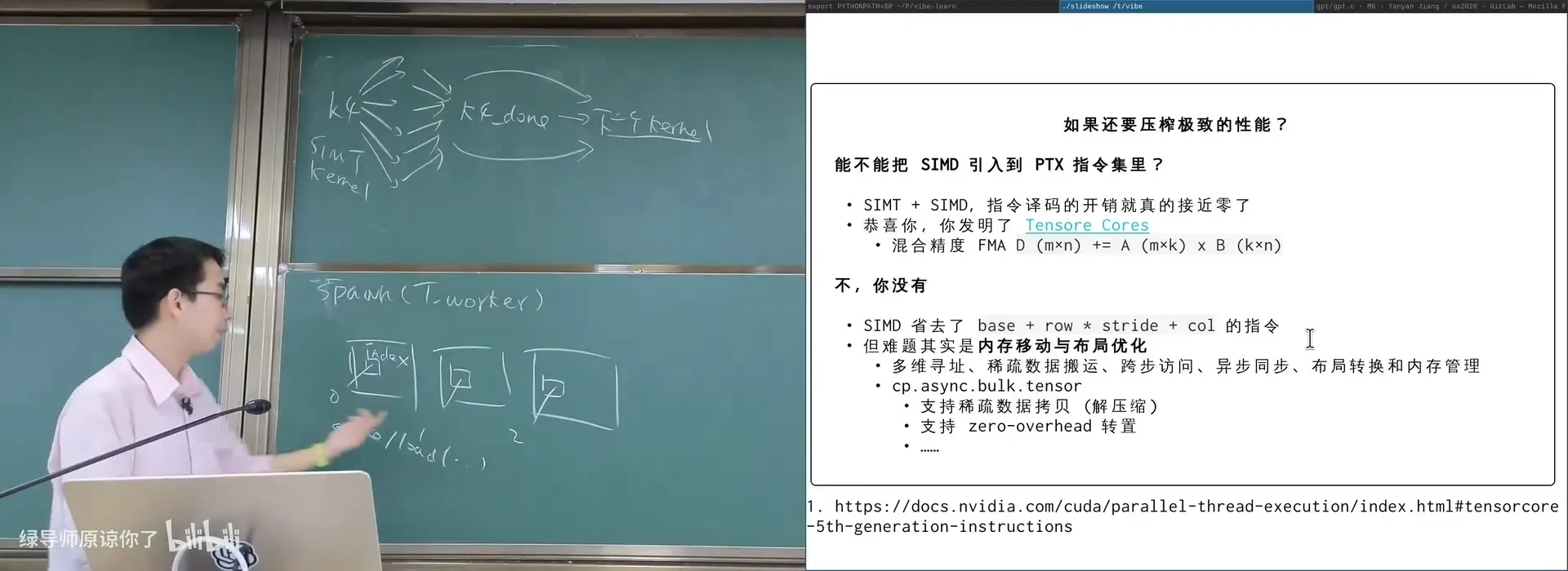 Tensor Cores：把 SIMD 引入 SIMT，但真正的难题是内存移动与布局优化