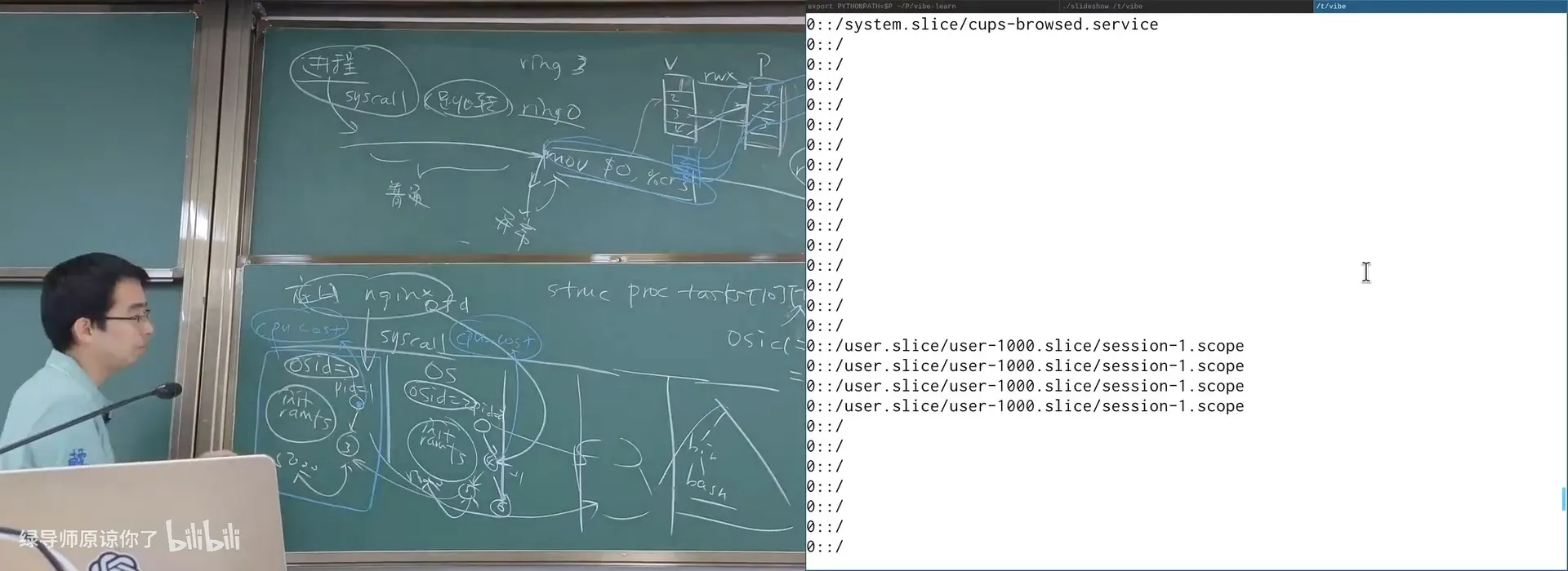 cgroups：把进程分组，为每组设置资源策略（与 namespace 正交的机制）