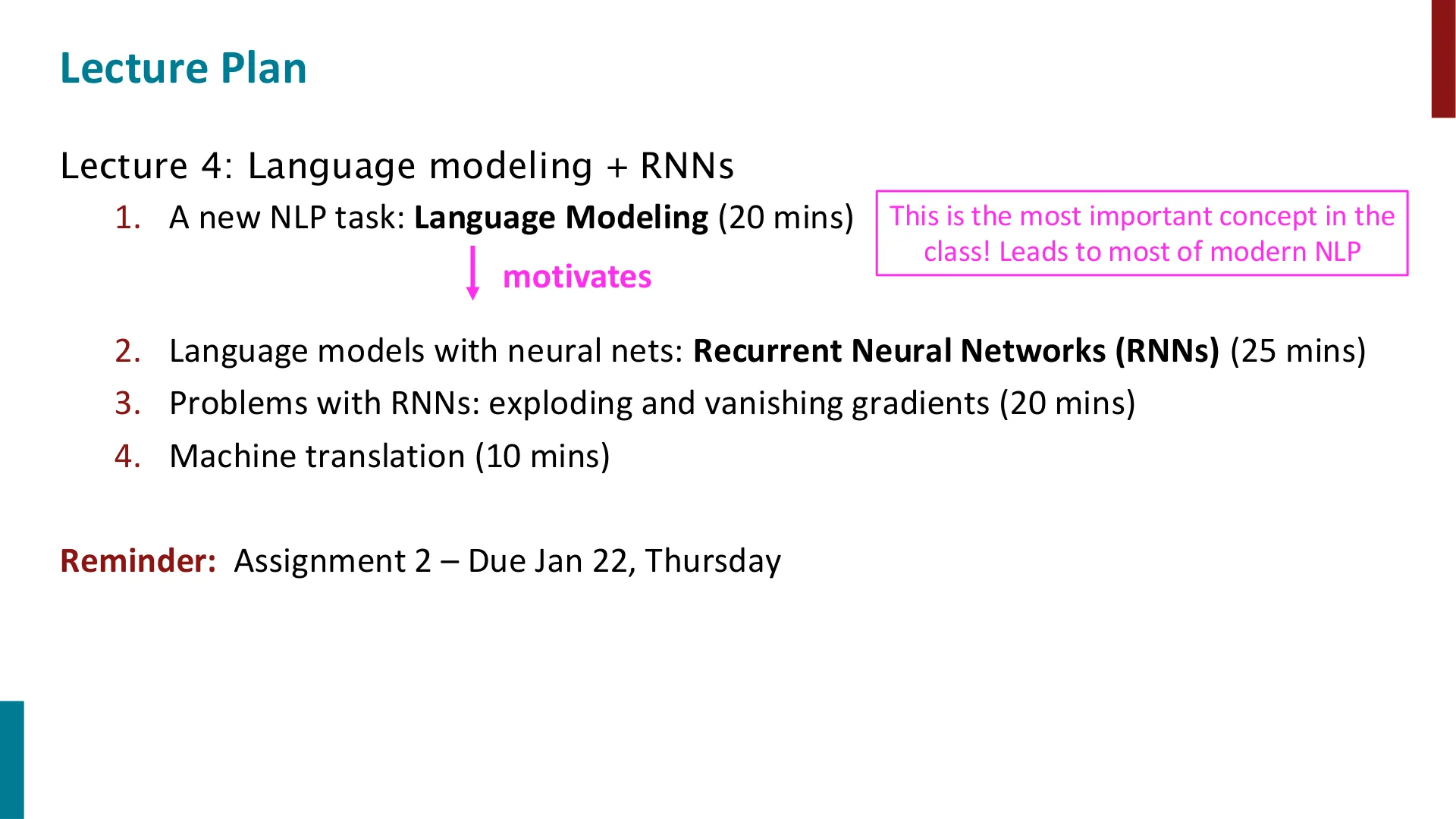 第 2 页幻灯片 · Lecture Plan