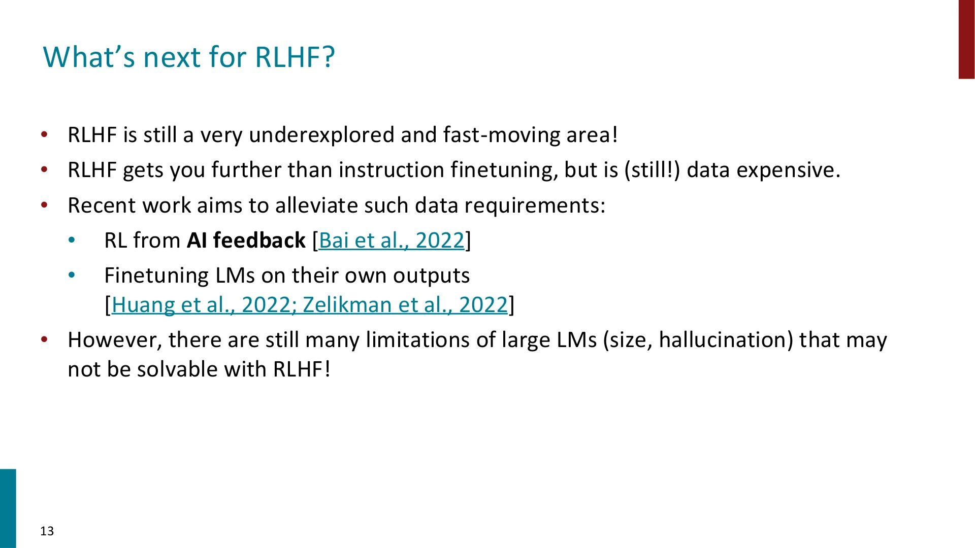 第 12 页幻灯片 · What’s next for RLHF?