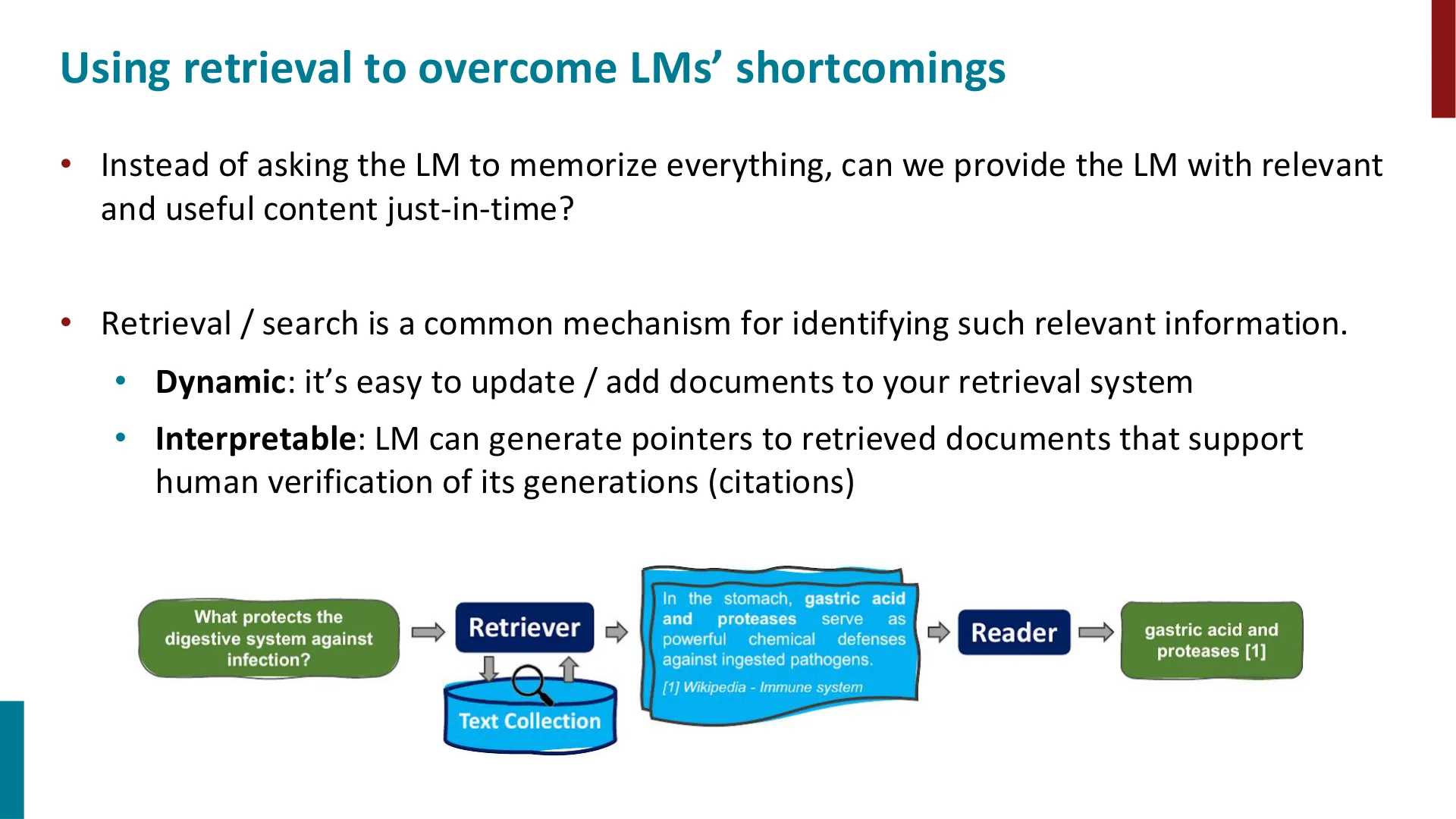 第 14 页幻灯片 · Using retrieval to overcome LMs’ shortcomings