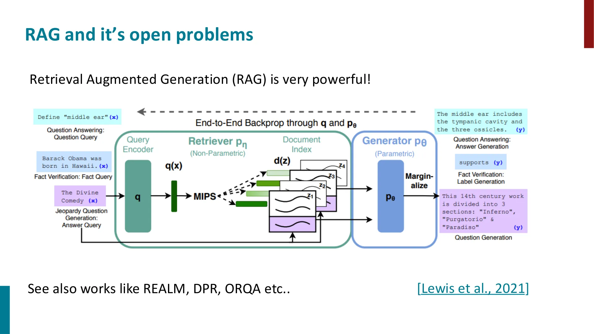 第 16 页幻灯片 · RAG and it’s open problems