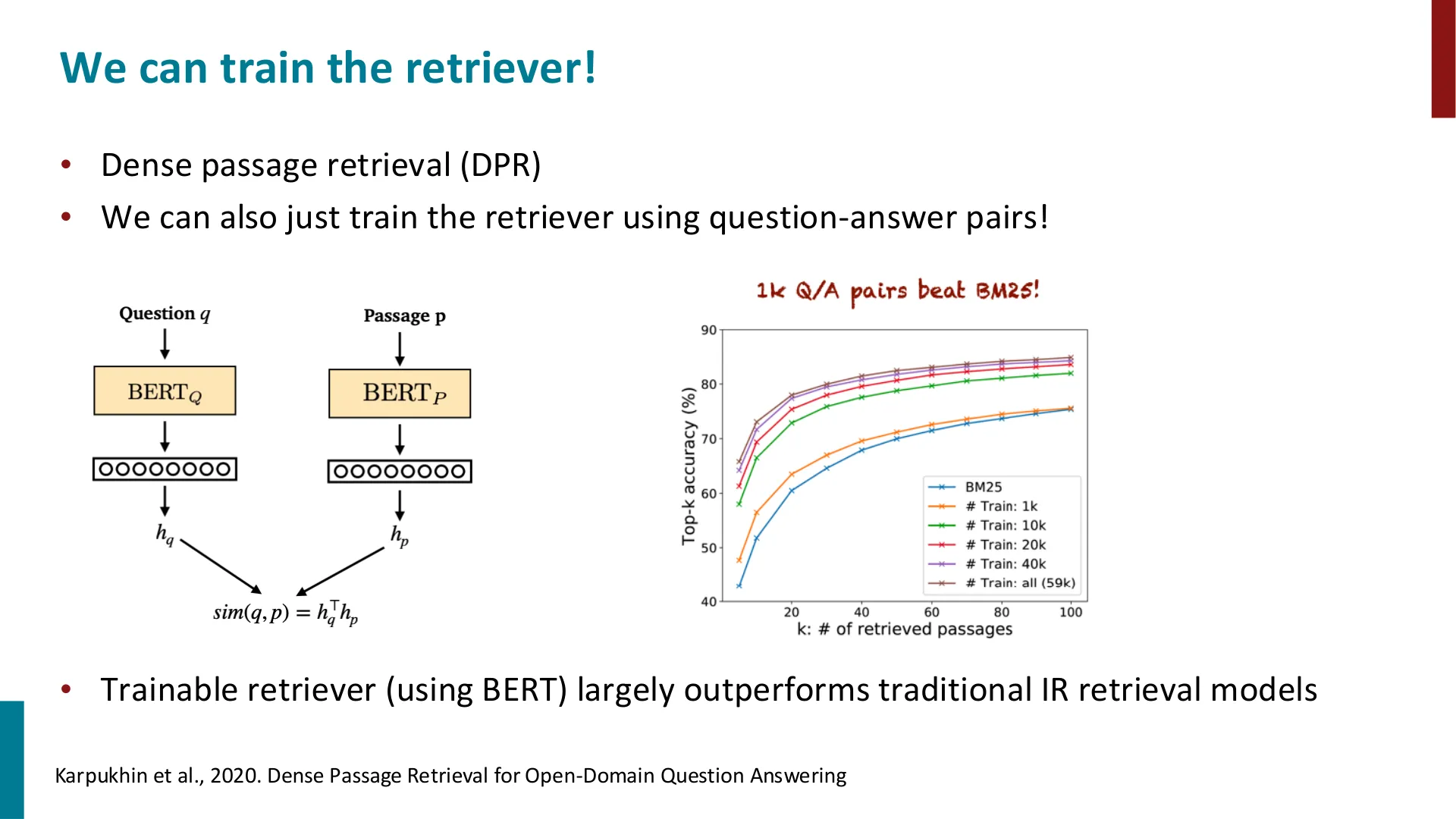 第 20 页幻灯片 · We can train the retriever!