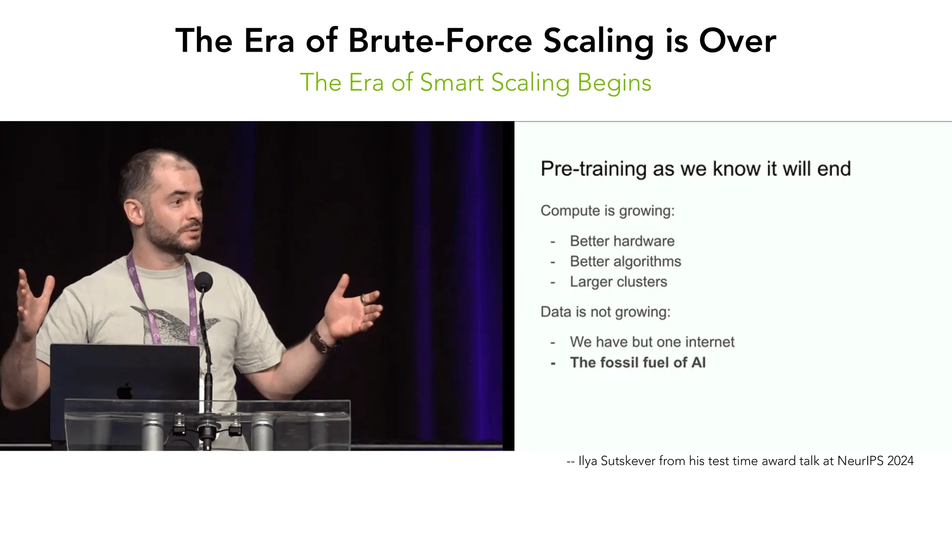 第 39 页幻灯片 · The Era of Brute-Force Scaling is Over