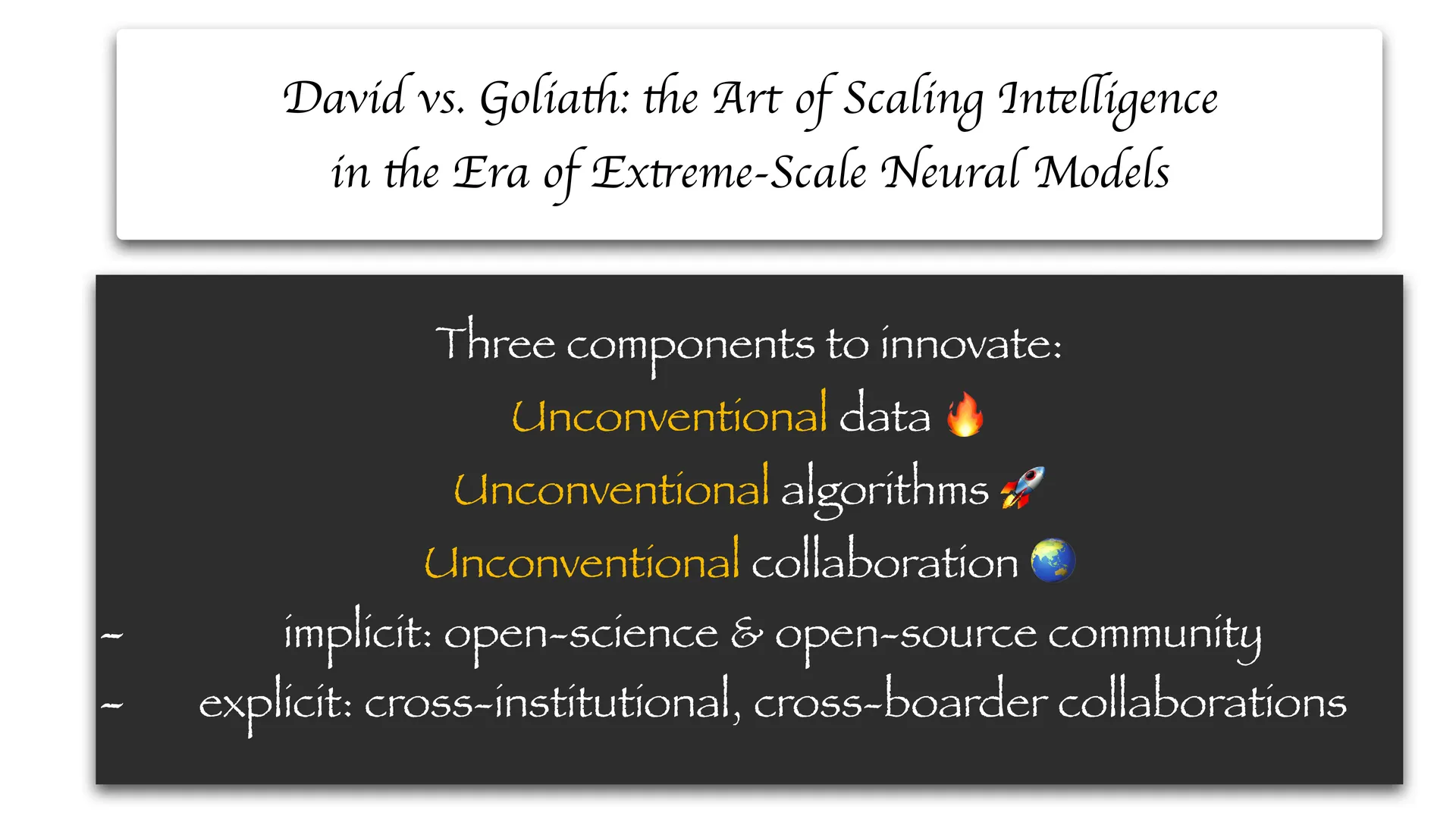 第 69 页幻灯片 · Three components to innovate: