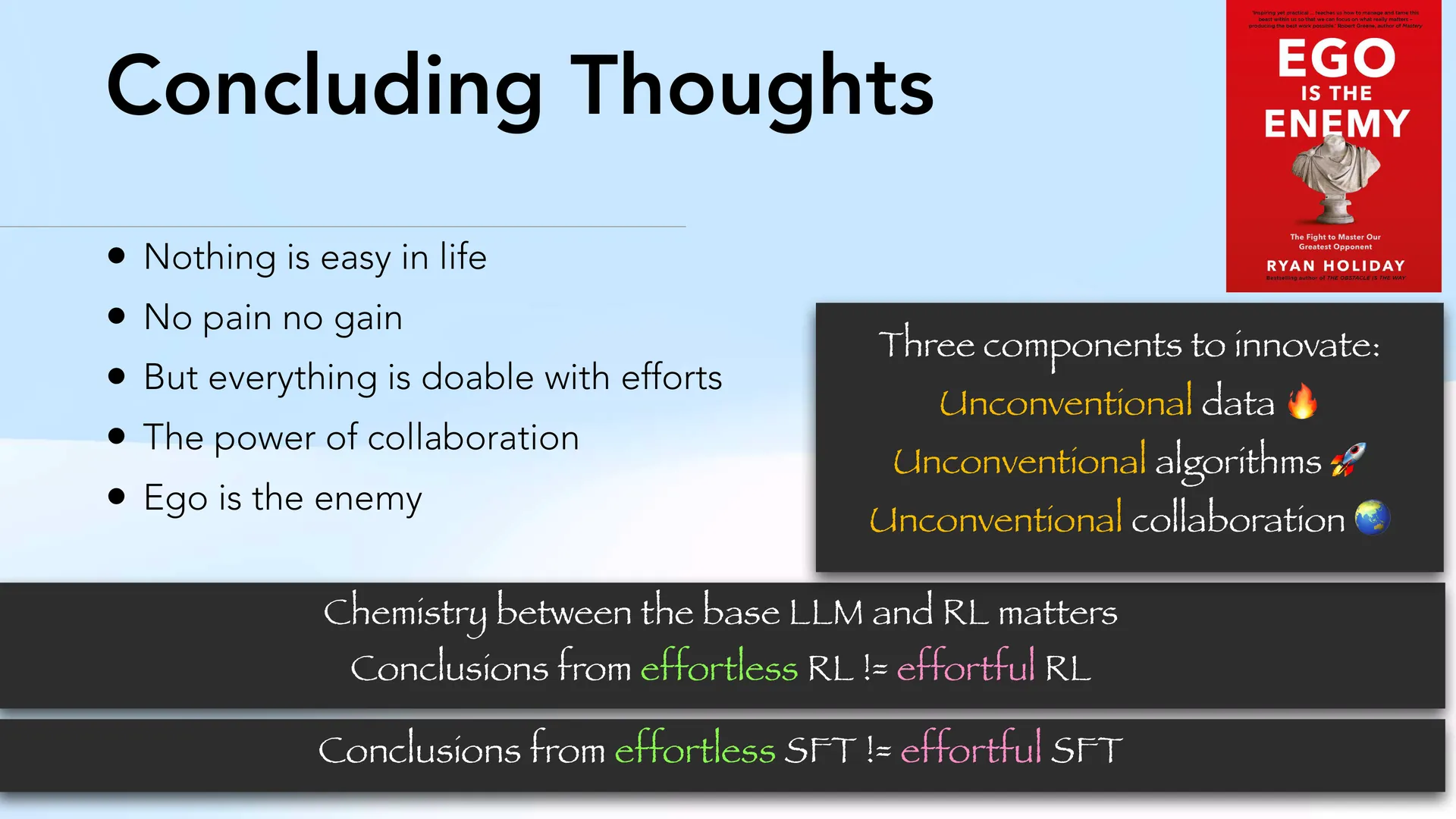 第 75 页幻灯片 · Concluding Thoughts