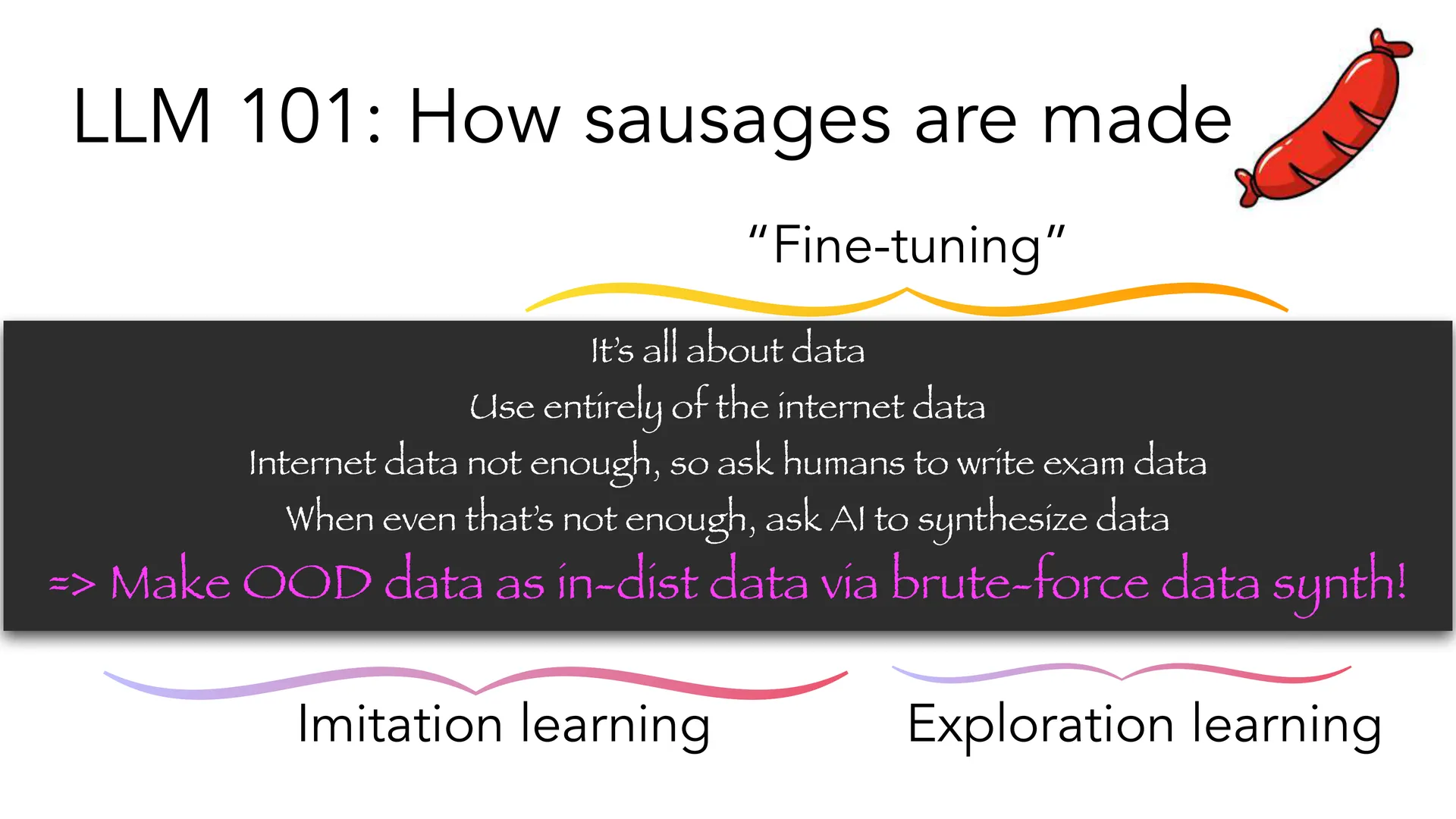 第 79 页幻灯片 · LLM 101: How sausages are made
