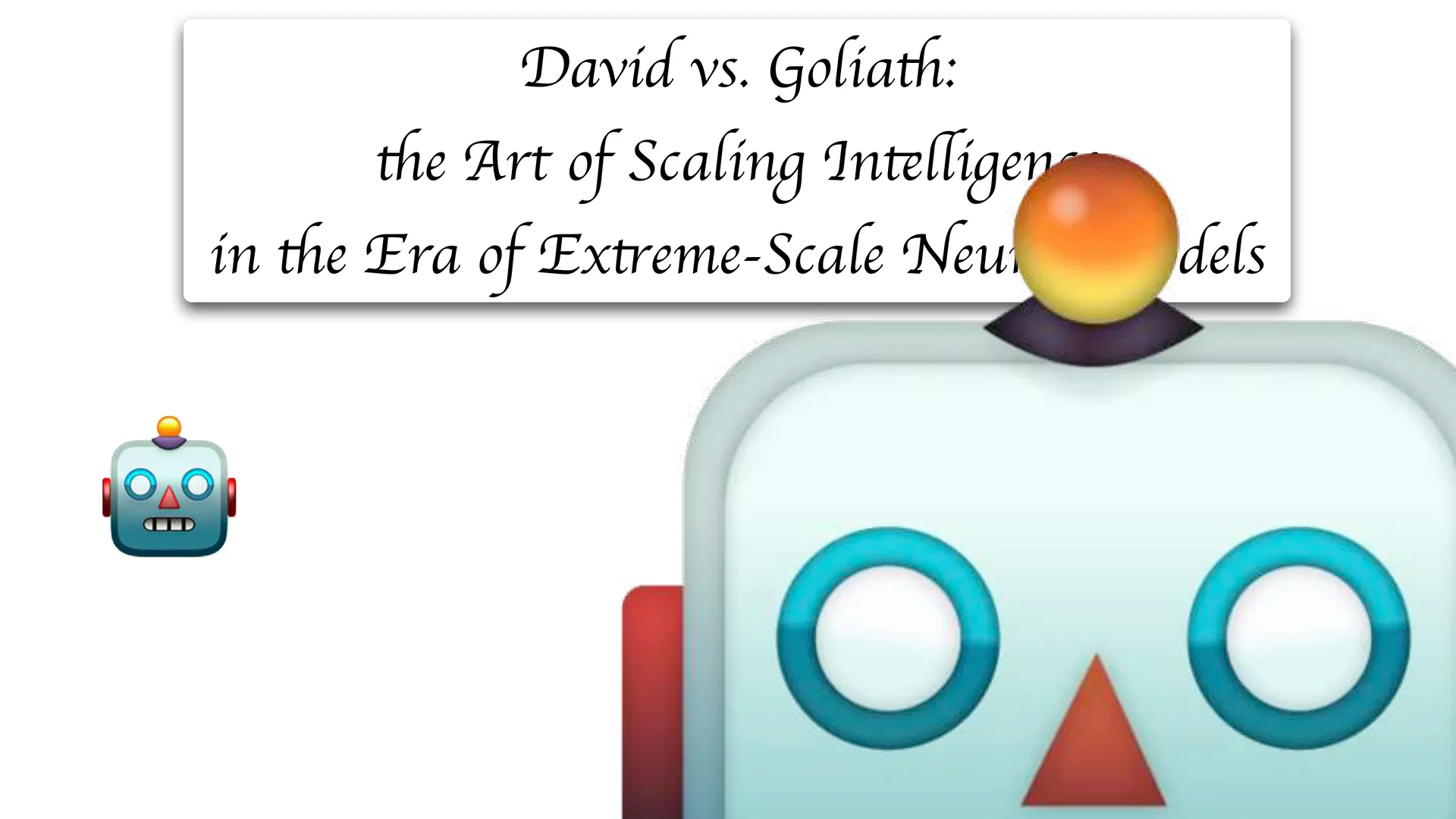 第 85 页幻灯片 · David vs. Goliath: