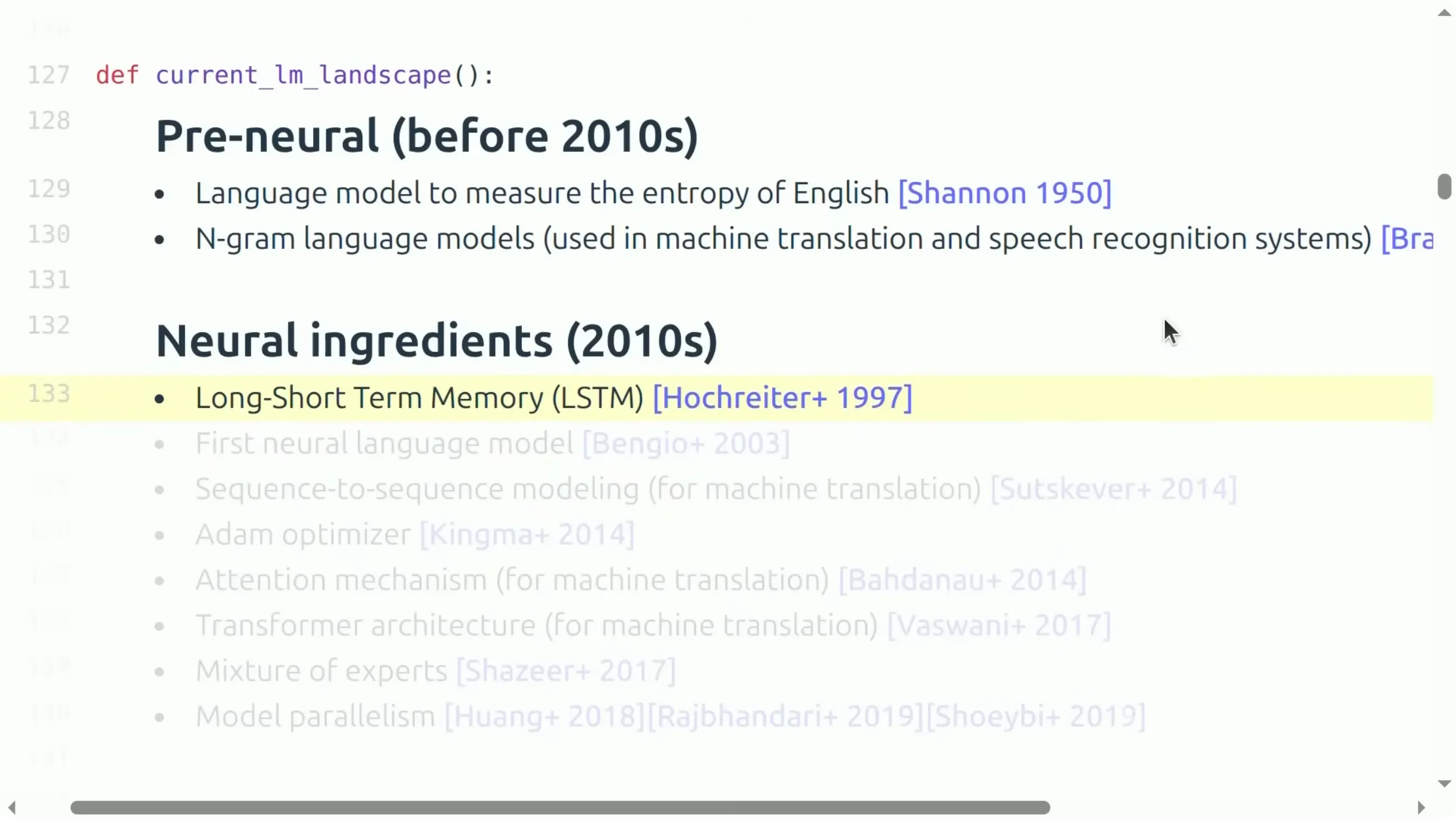 2010 年代的神经组件：LSTM、Seq2Seq、注意力、Transformer、MoE、模型并行