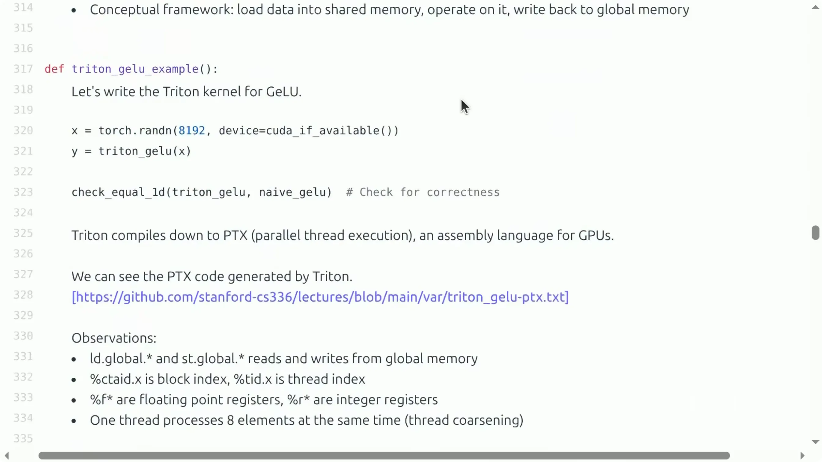最简单的 Triton 核函数：读出、计算、写回