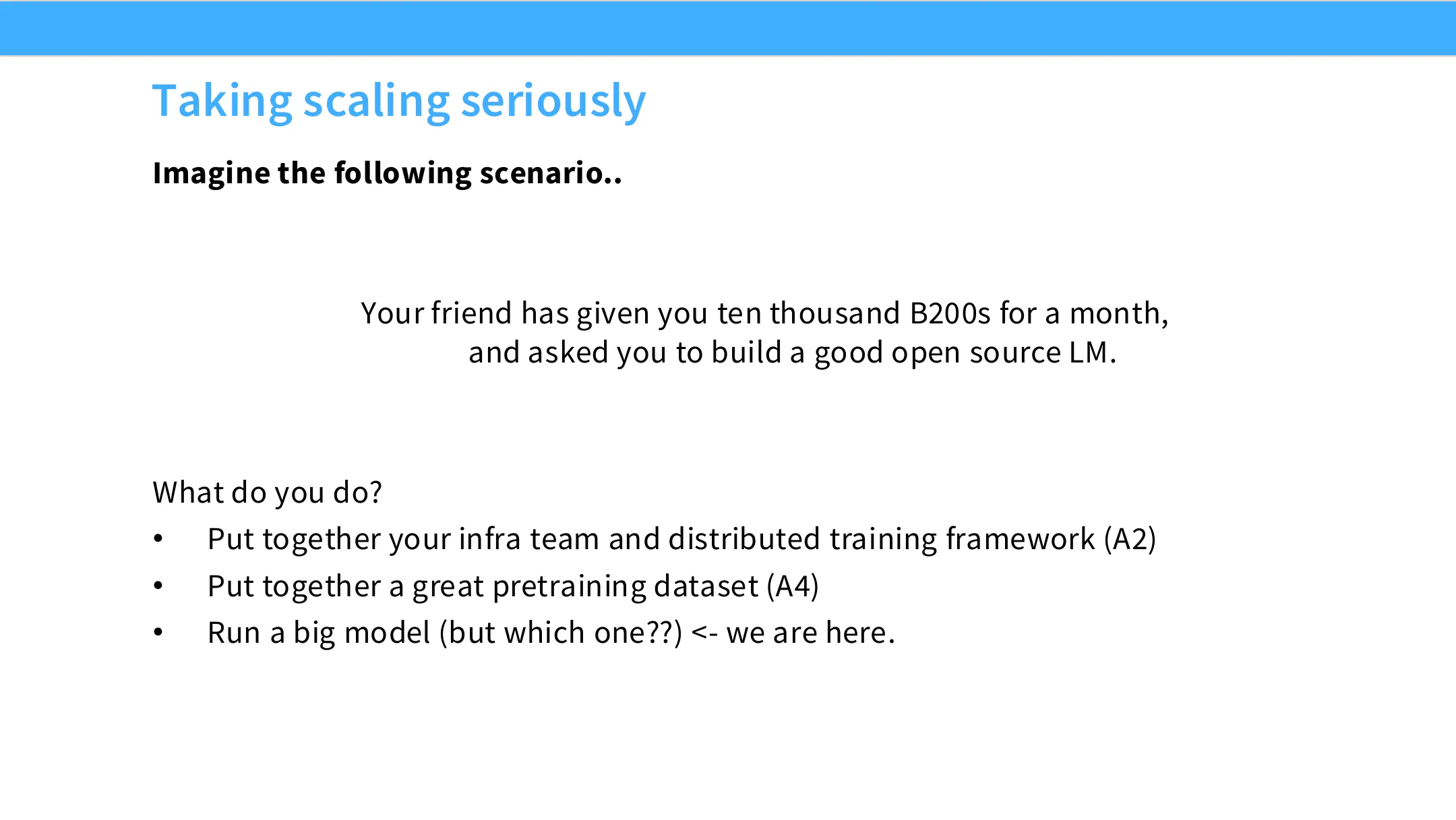 把 scaling 当回事：三步走，最后一步是「训哪个模型」
