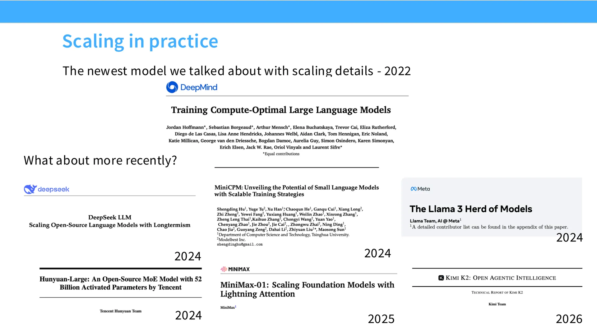 第 3 页幻灯片 · Scaling in practice