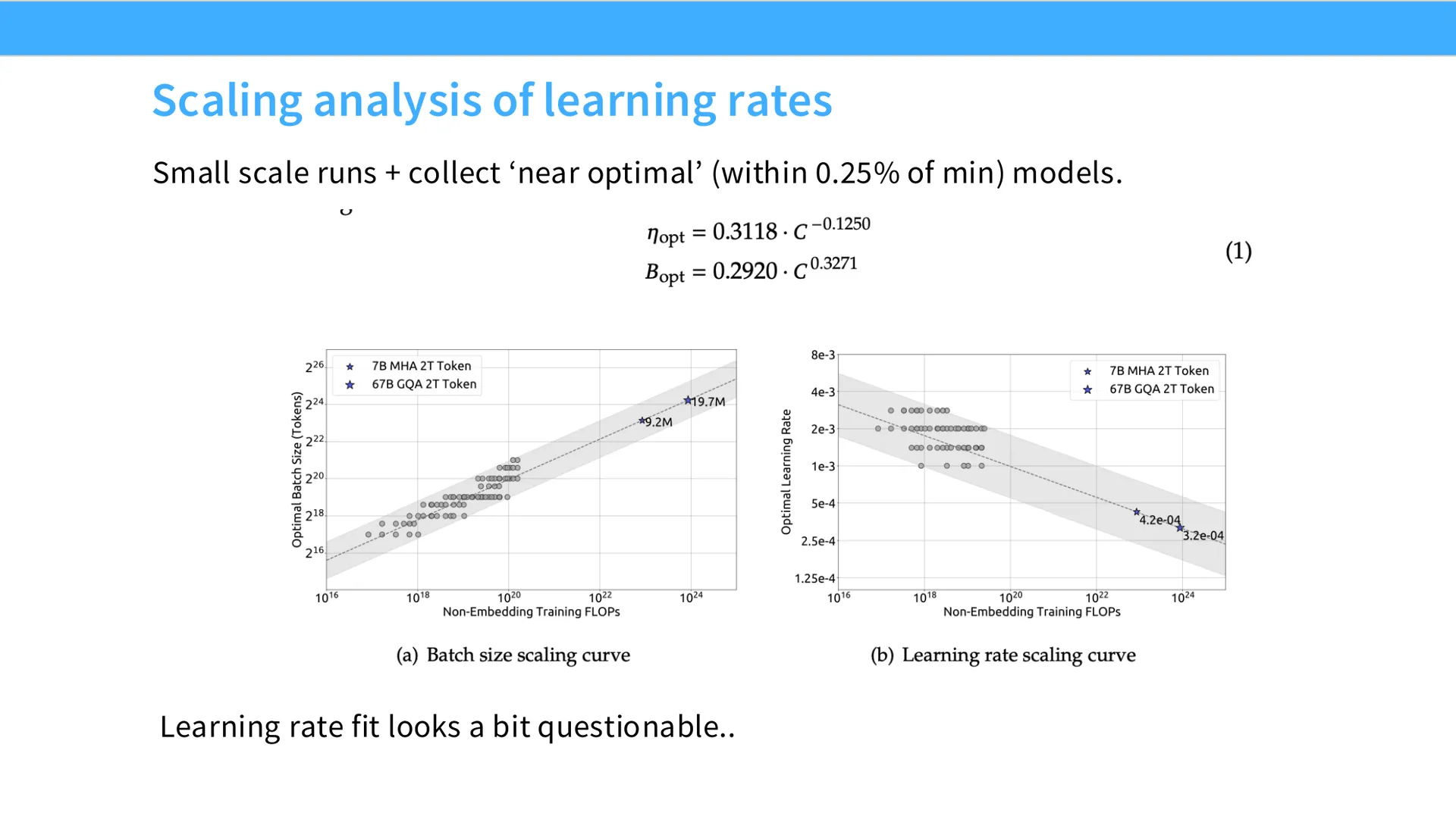 第 21 页幻灯片 · Scaling analysis of learning rates