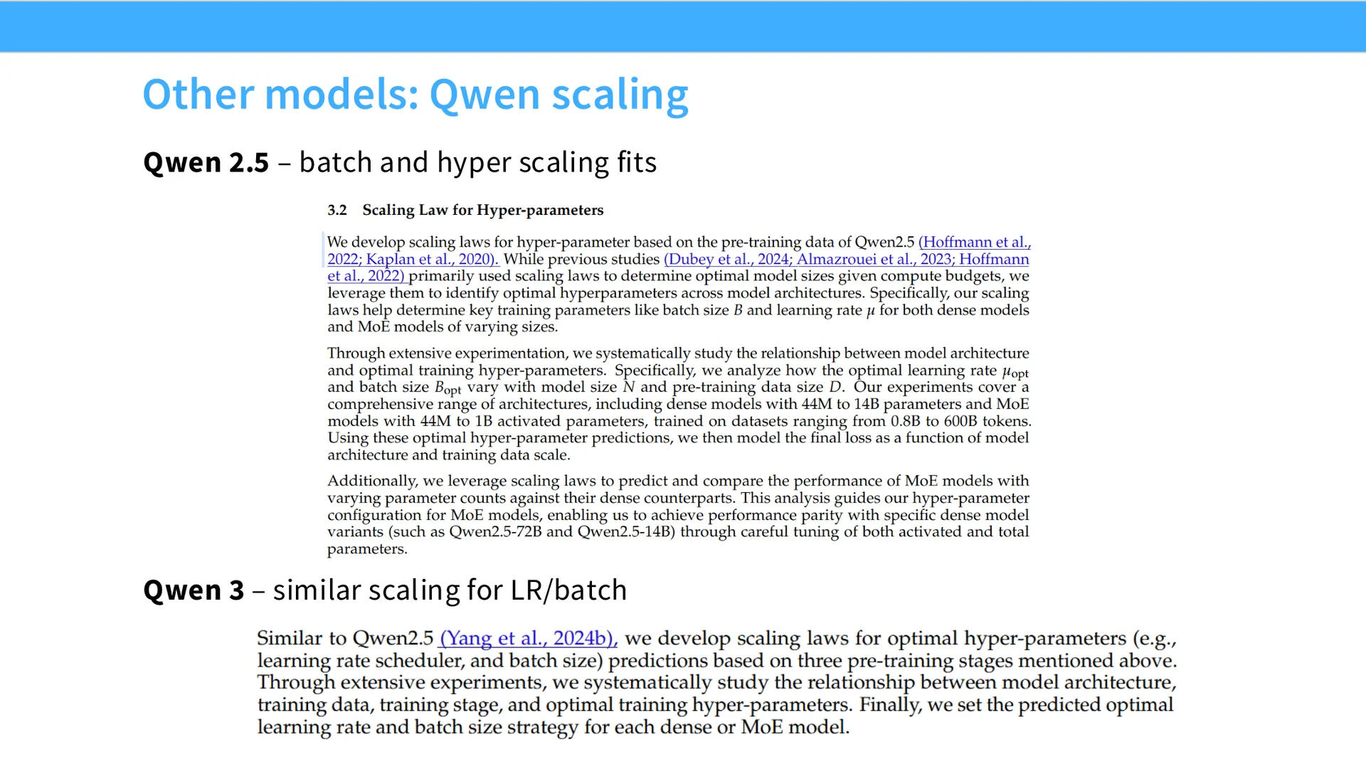 第 25 页幻灯片 · Other models: Qwen scaling