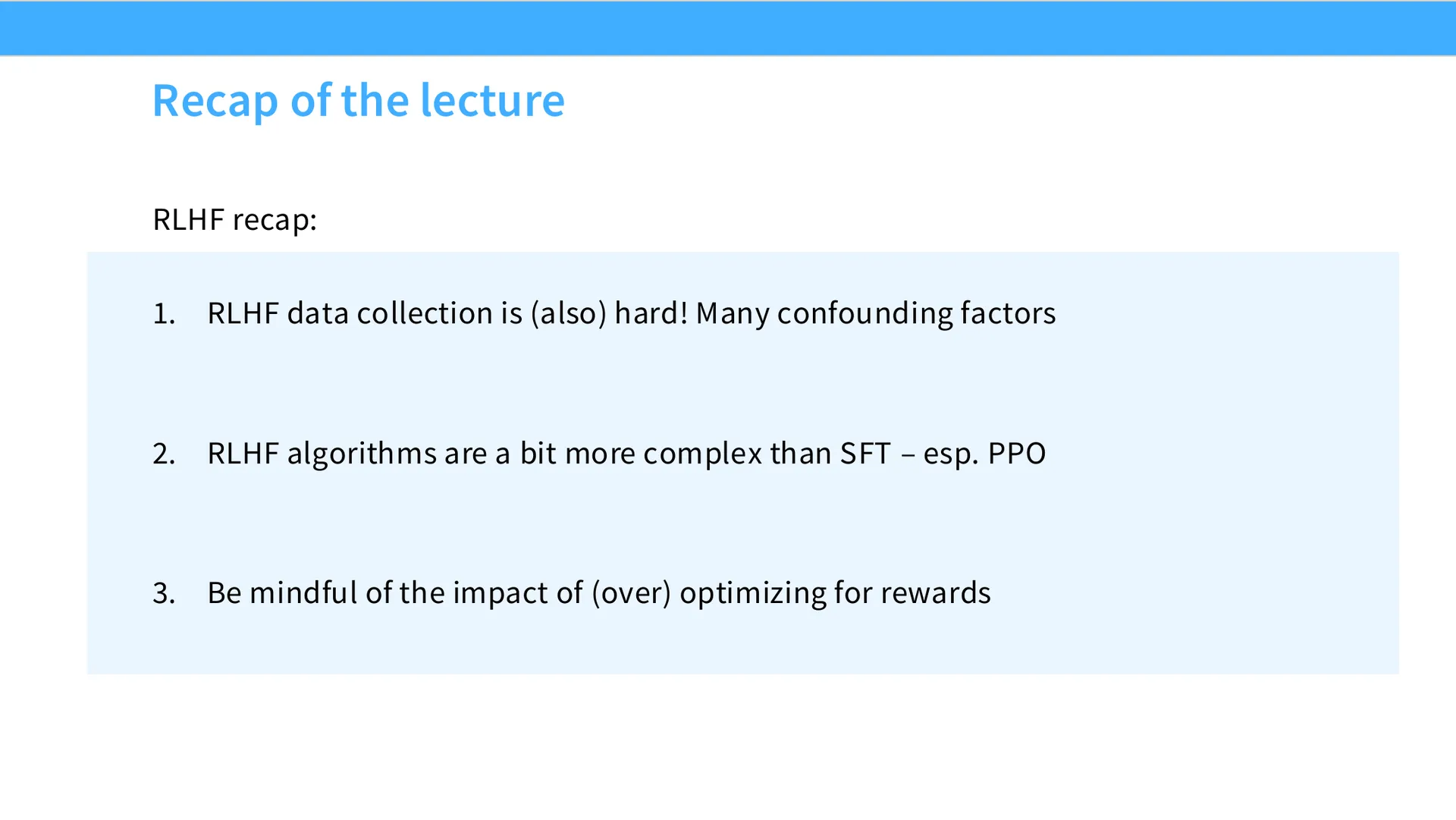 第 65 页幻灯片 · Recap of the lecture