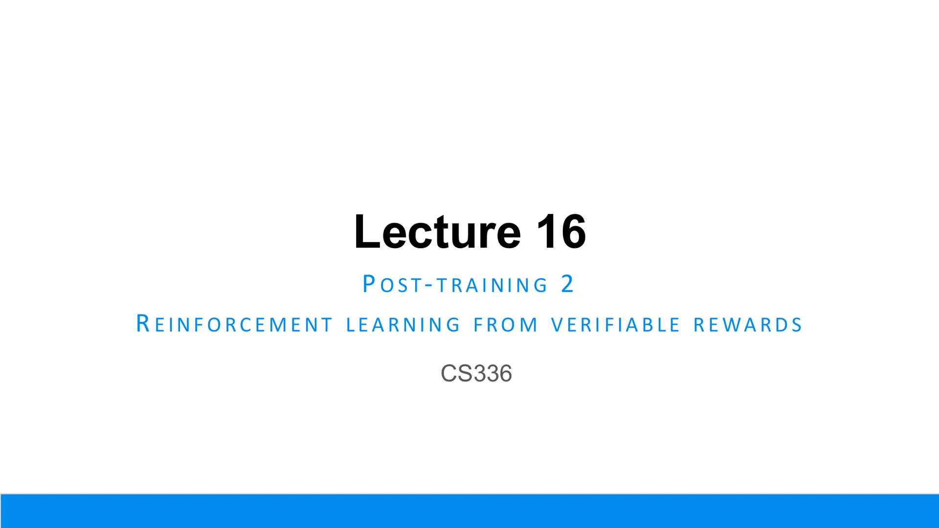 第 1 页幻灯片 · Lecture 16