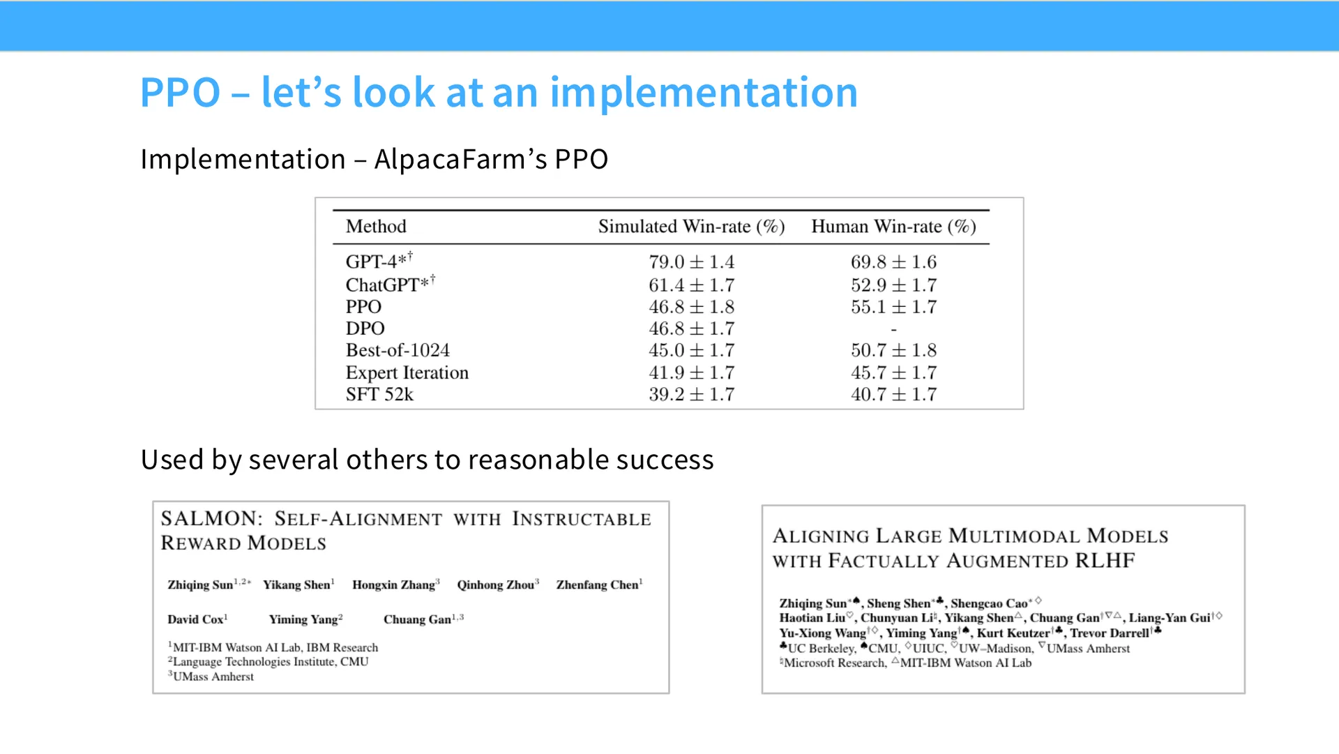 第 10 页幻灯片 · PPO – let’s look at an implementation