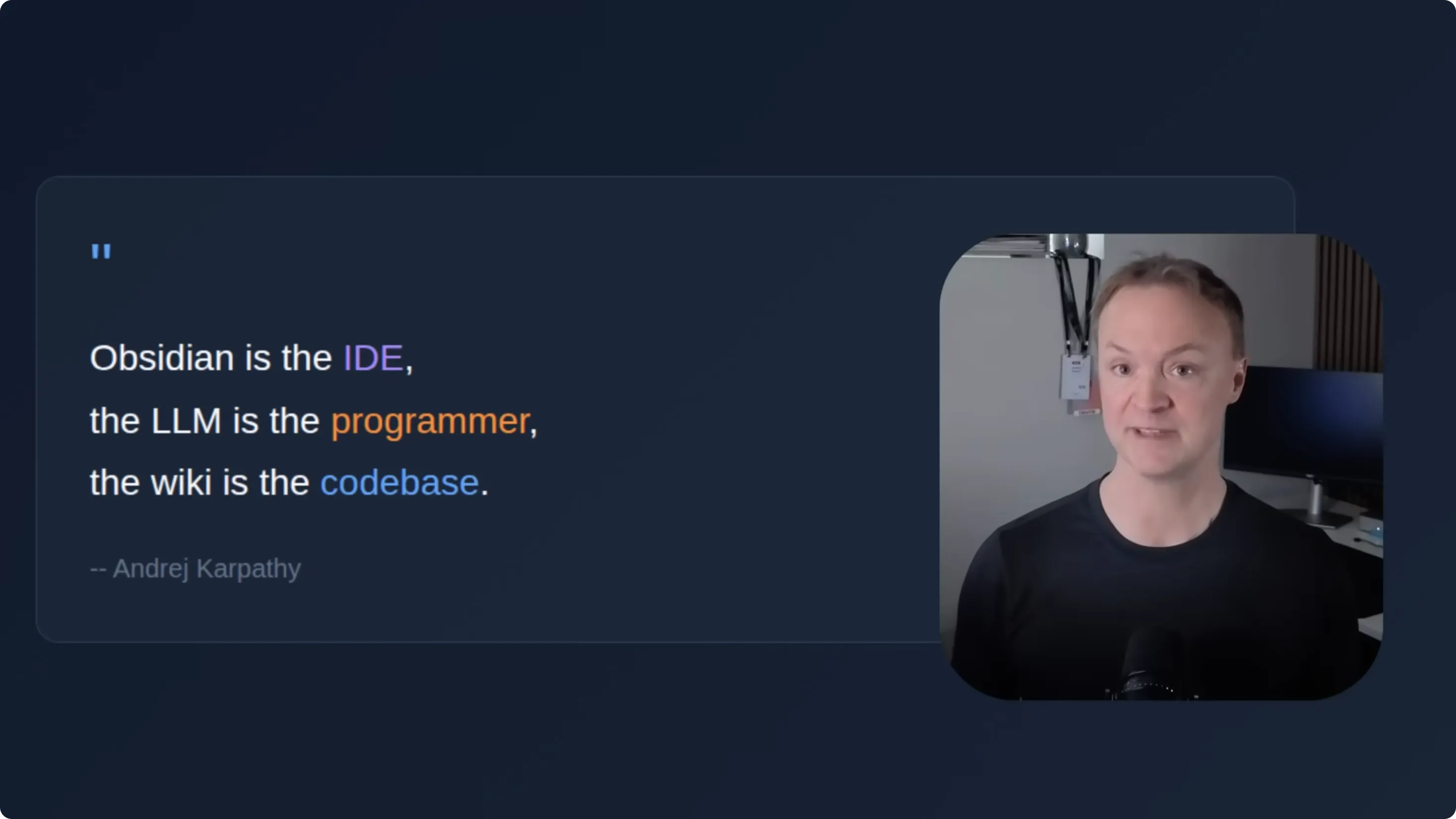 Karpathy 的类比